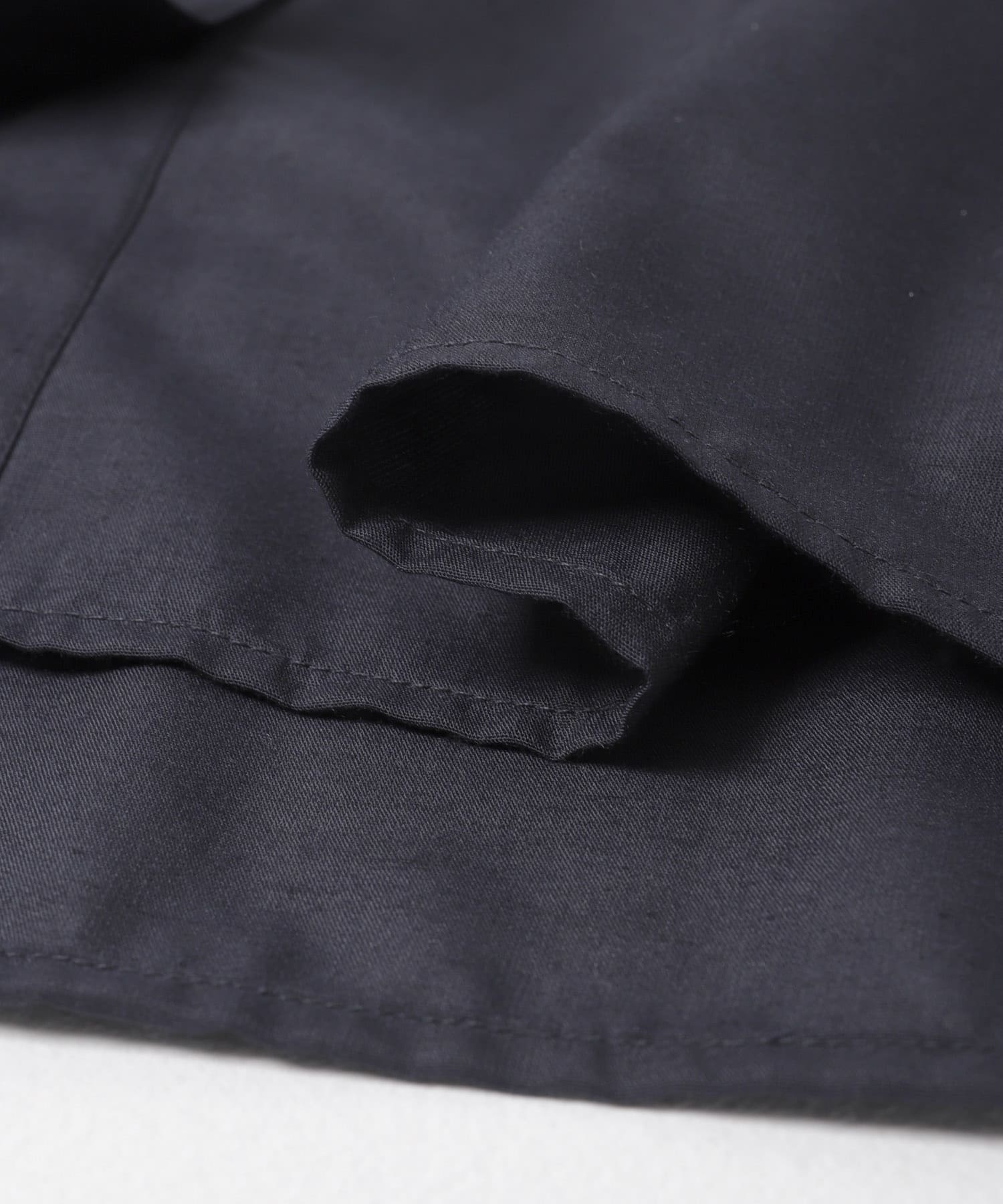 『WEB限定』『UR TECH Smart Linen Touch』イージーリネンオーバーシャツ NAVY Free