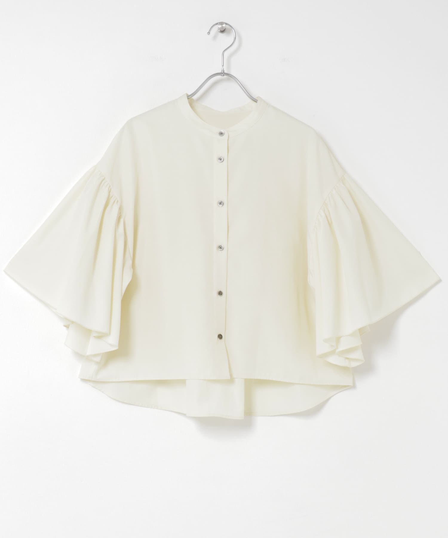 『一部WEB限定カラー』UVカットウォッシャブルリネン混ブラウス OFF Free