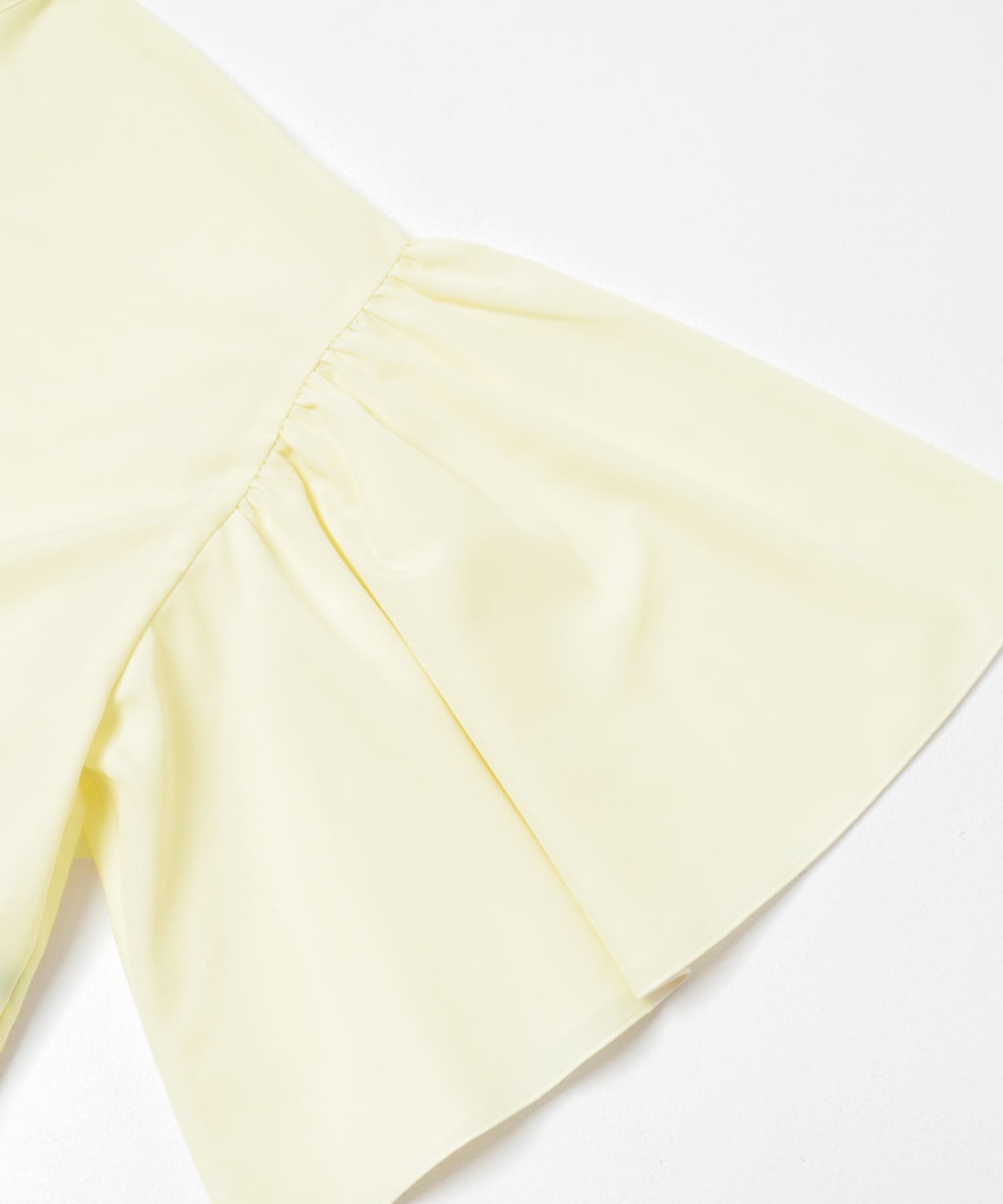 『一部WEB限定カラー』UVカットウォッシャブルリネン混ブラウス YELLOW Free