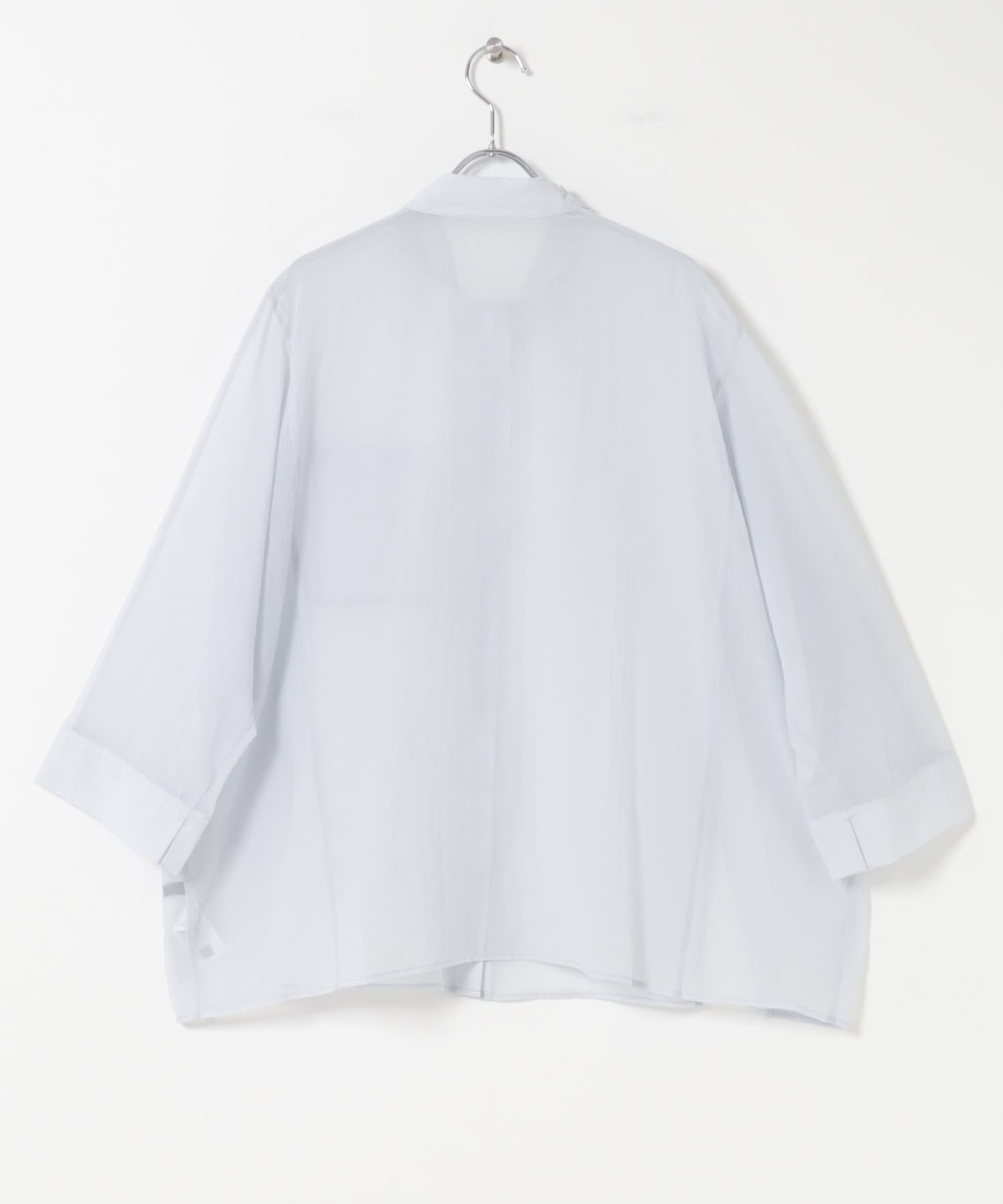 シアーコットンドルマンシャツ SAX Free