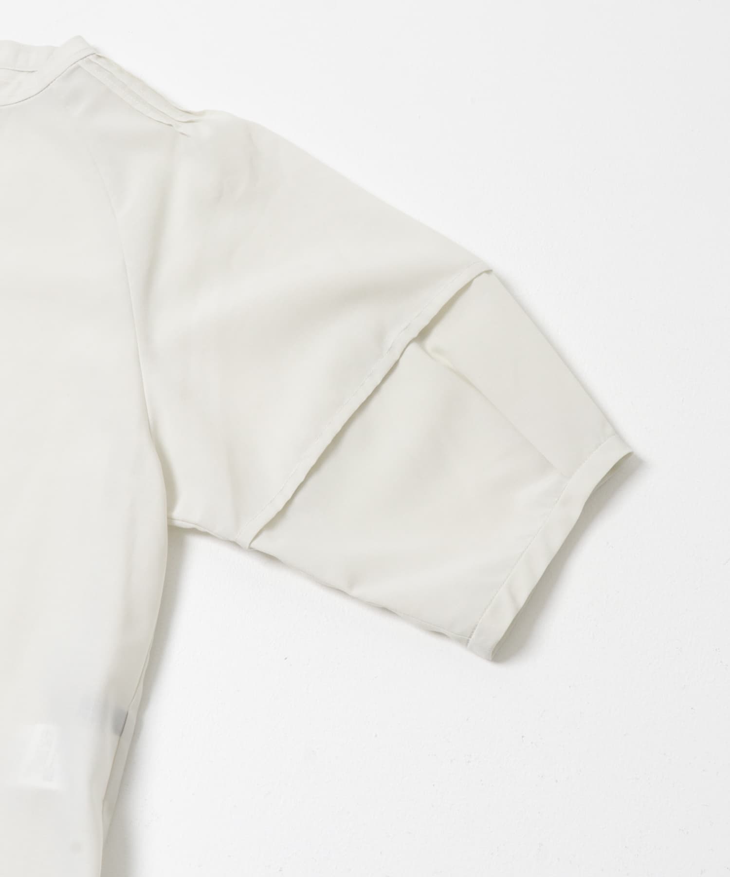 WEB/一部店舗限定』UVカットウォッシャブルリネン混シャツブラウス