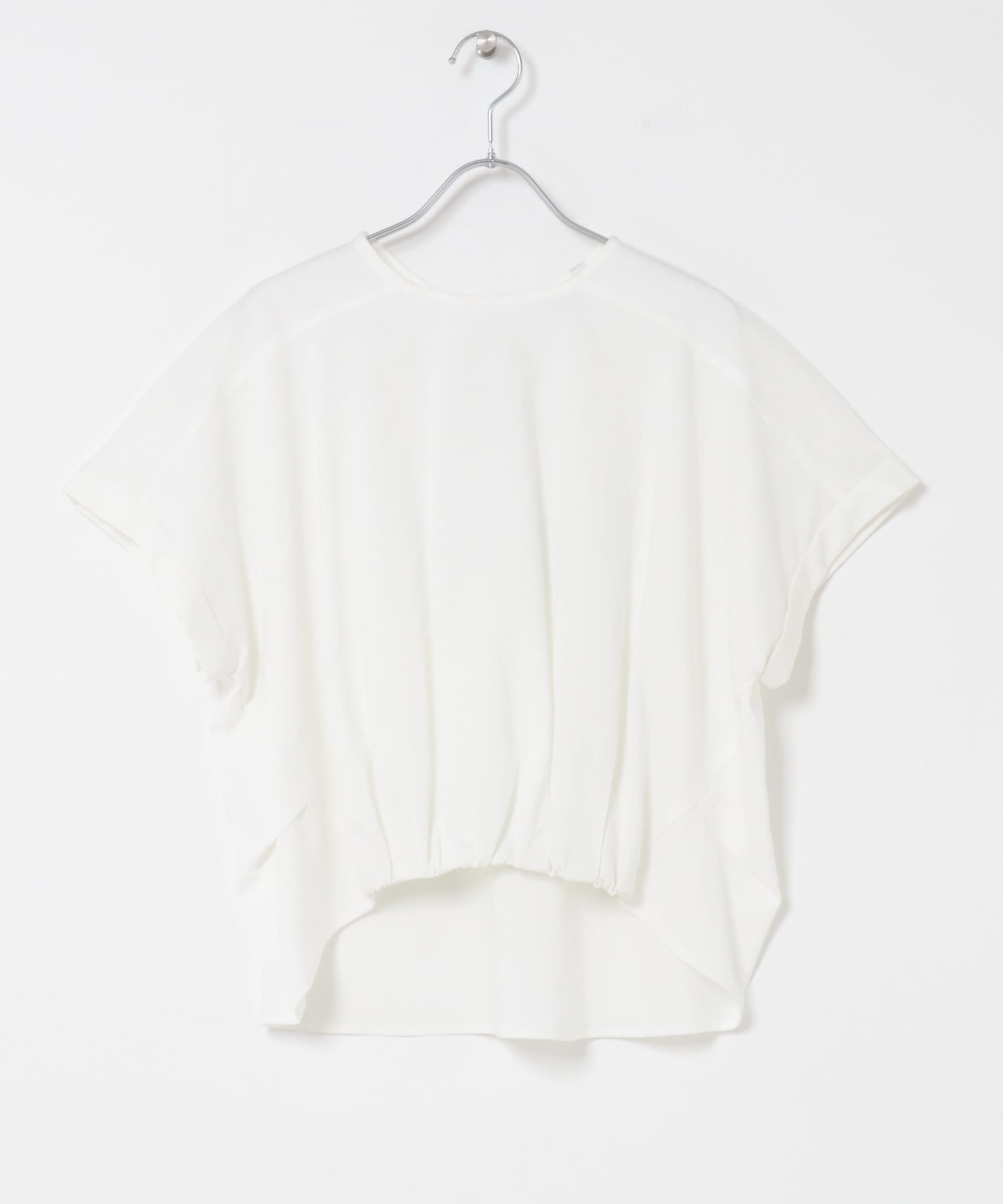 リネン混ドルマンプルオーバー WHITE Free