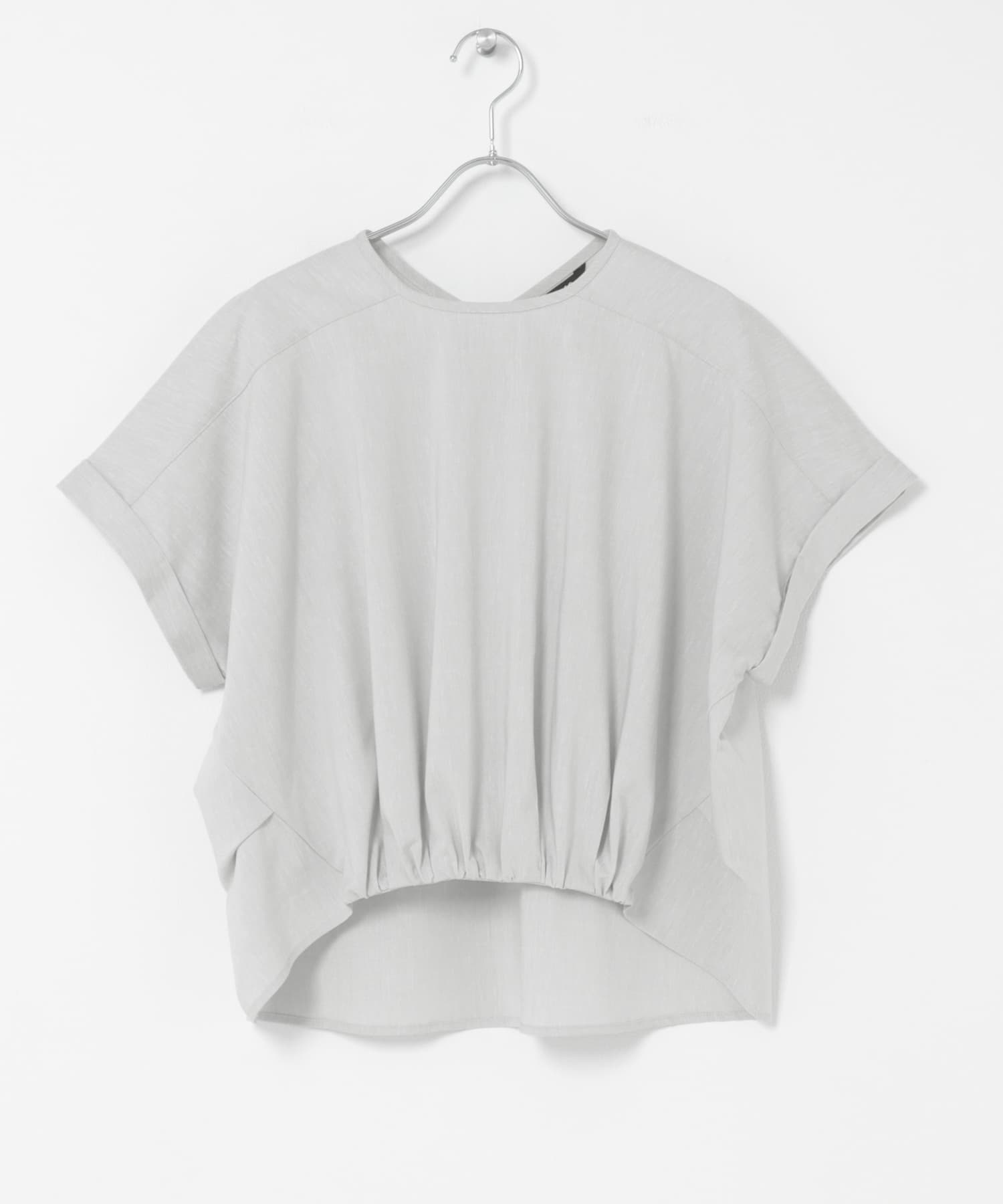 リネン混ドルマンプルオーバー L.GRAY Free