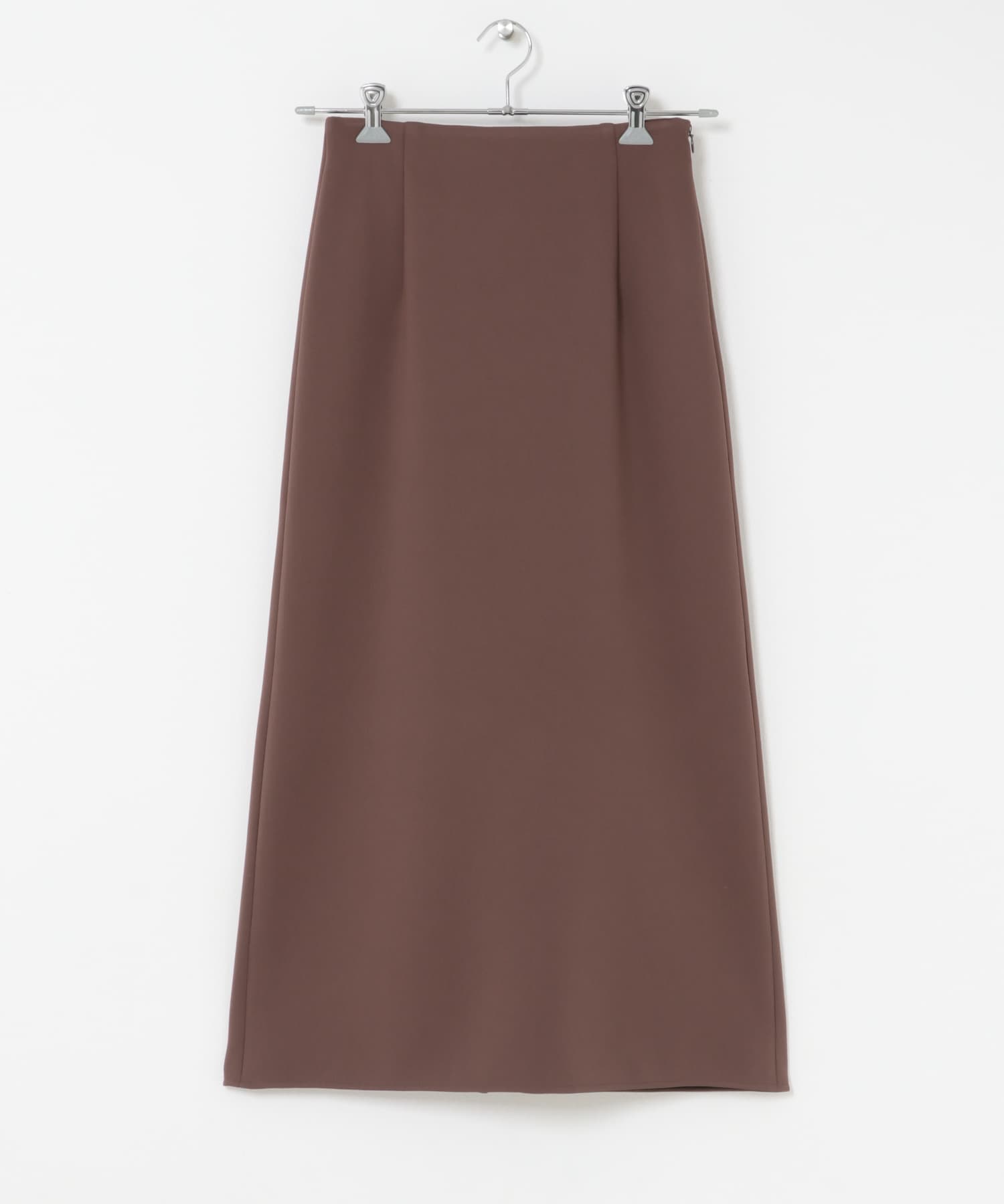 ウォッシャブル吸水速乾ストレッチ スカート BROWN Free