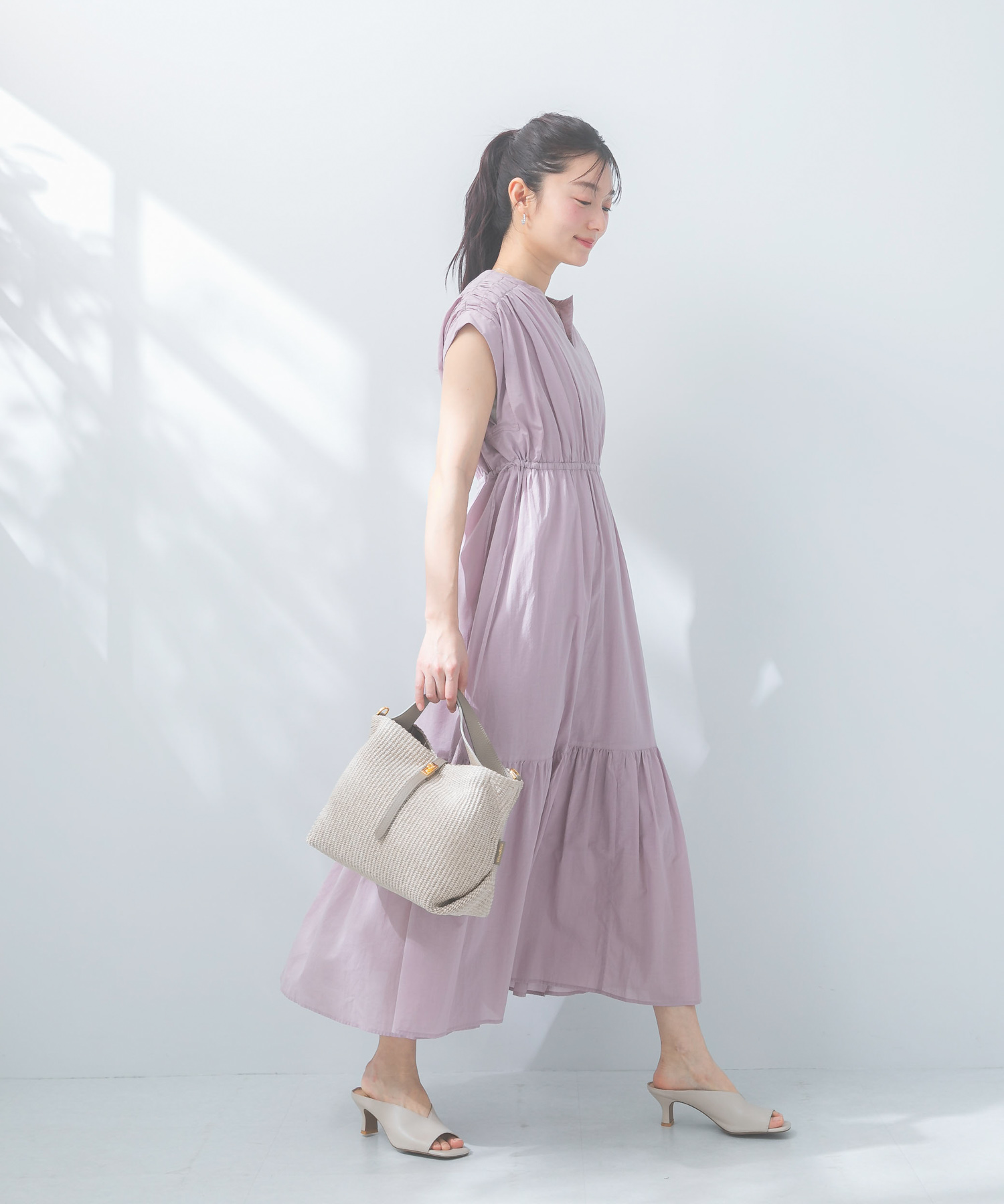 『WEB限定』コットンボイルワンピース