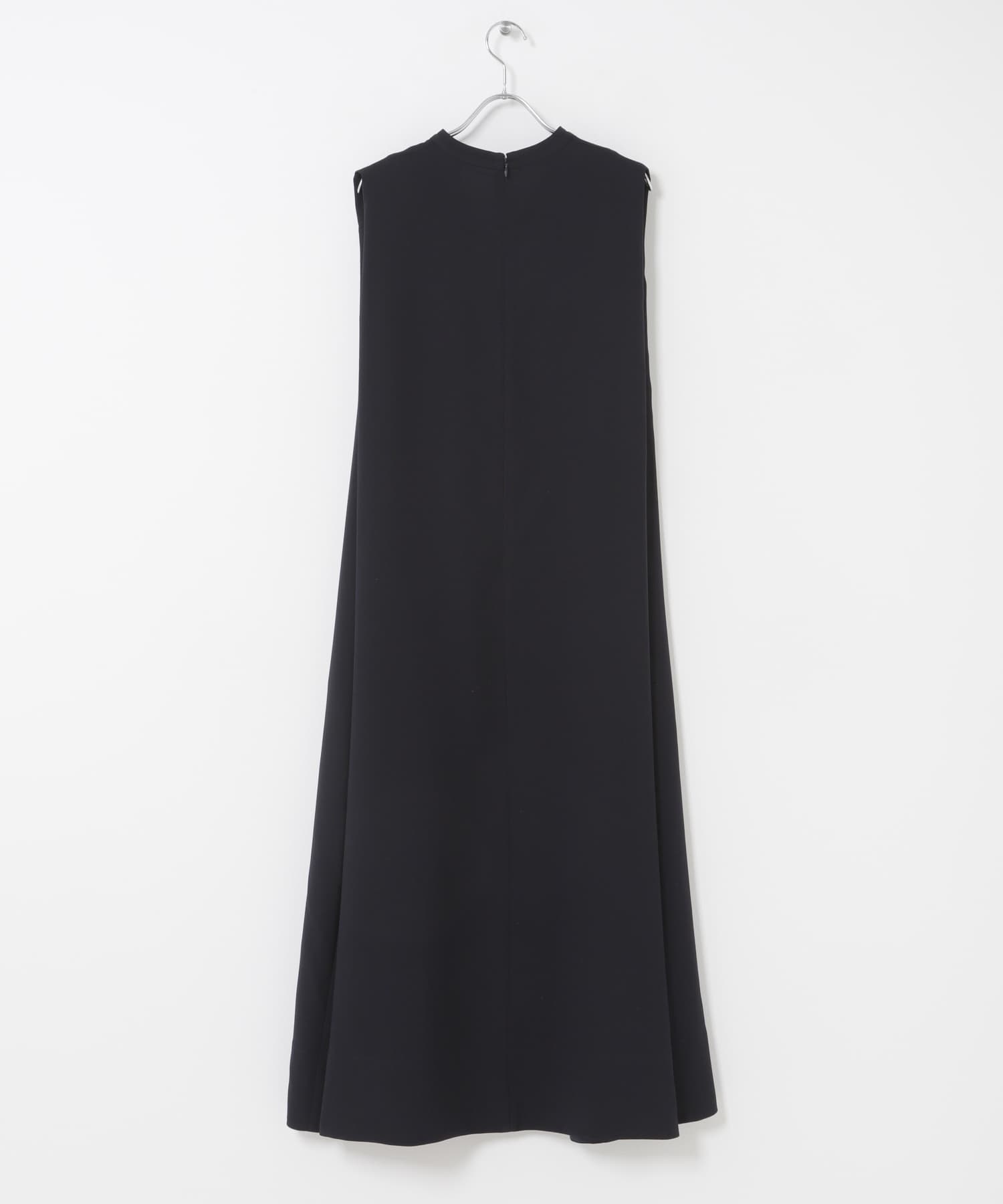 クールタッチ 吸水速乾キーネックフレアワンピース D/NAVY Free