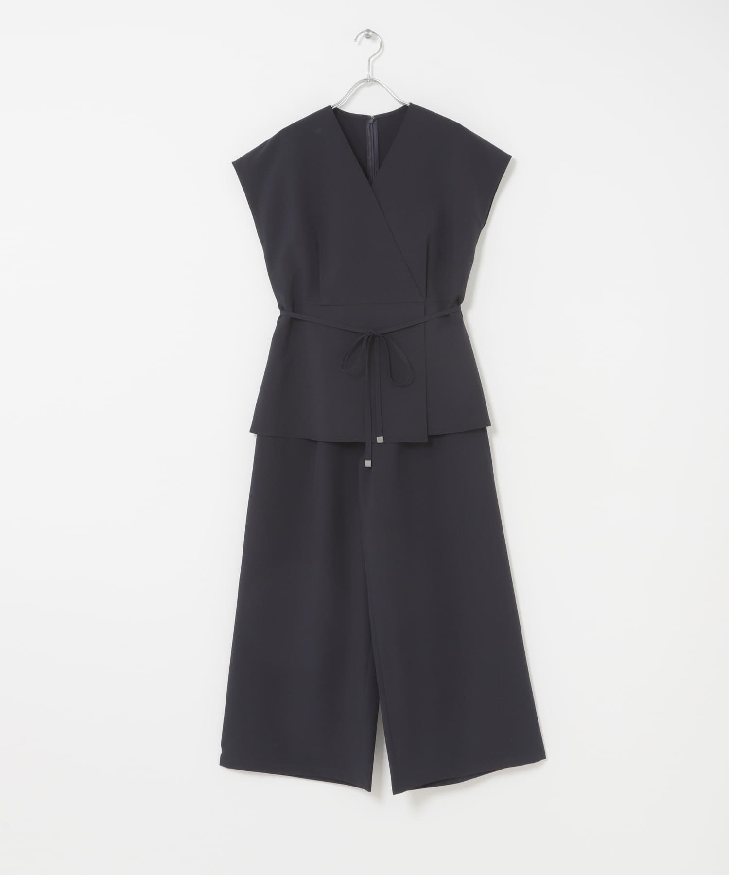 『WEB限定』吸水速乾　接触冷感セットアップ NAVY Free