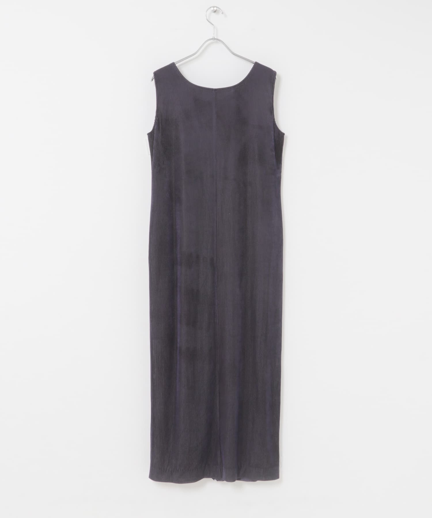 シアーベロアスクエアネックワンピース NAVY 36