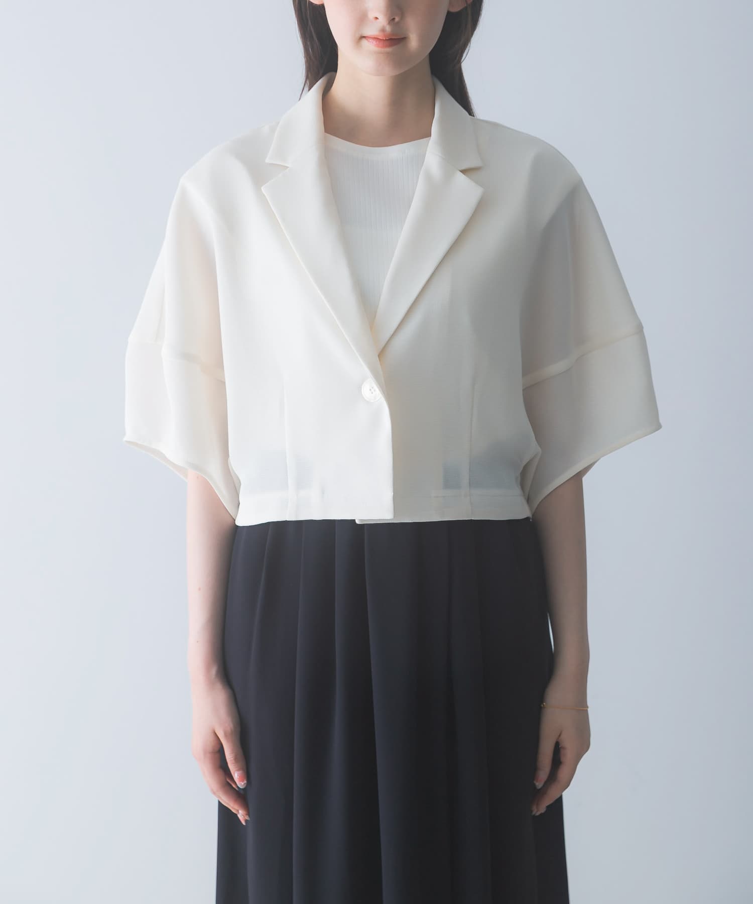 ウォッシャブルドライメッシュジャケット(Free OFF WHITE): アウター