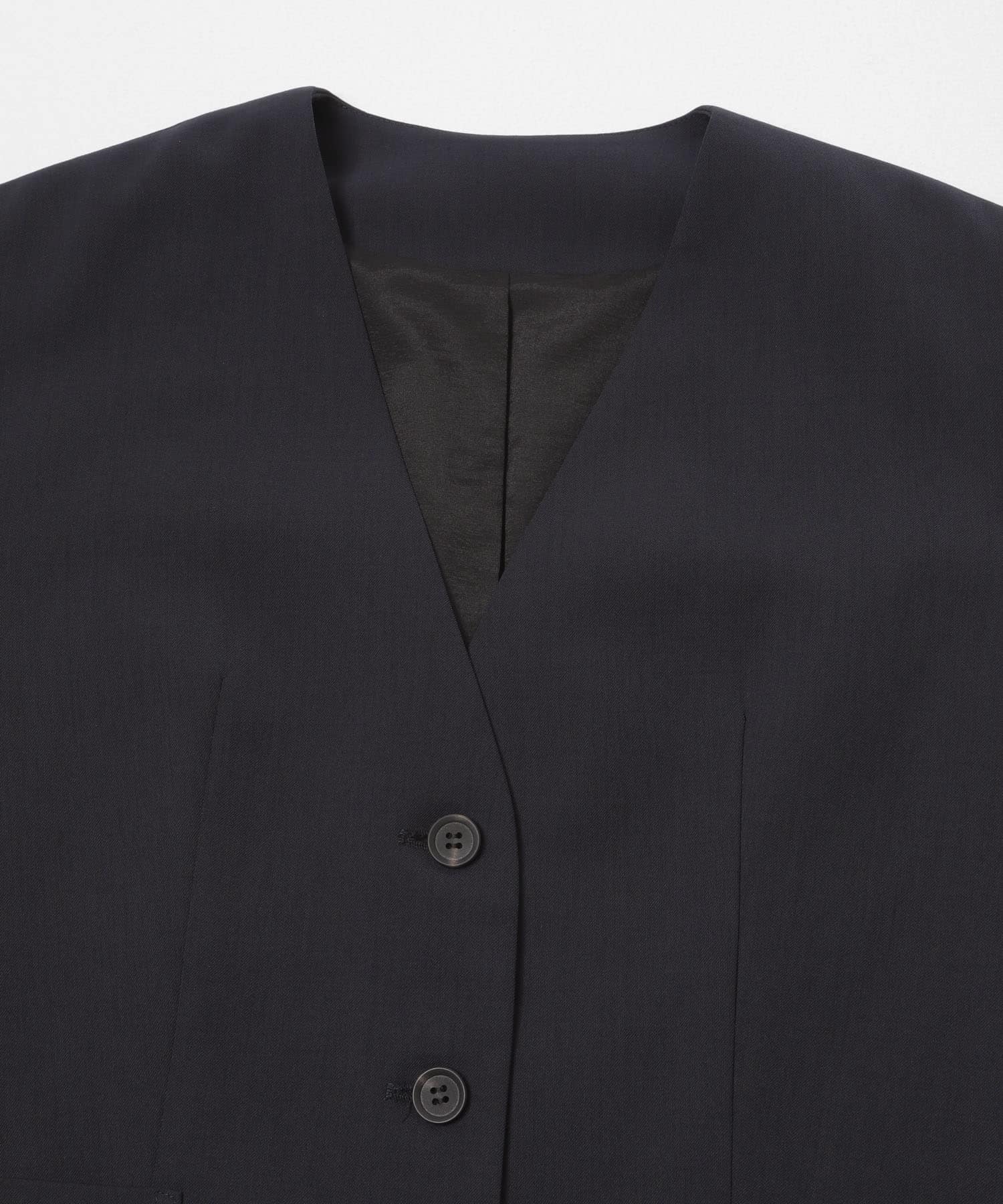 クールタッチ 防シワ ハーフスリーブジャケット DARK NAVY Free