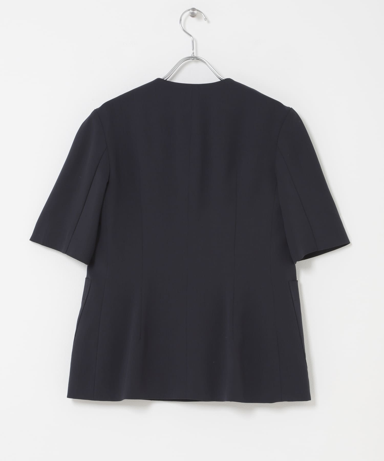 クールタッチ 防シワ ハーフスリーブジャケット DARK NAVY Free