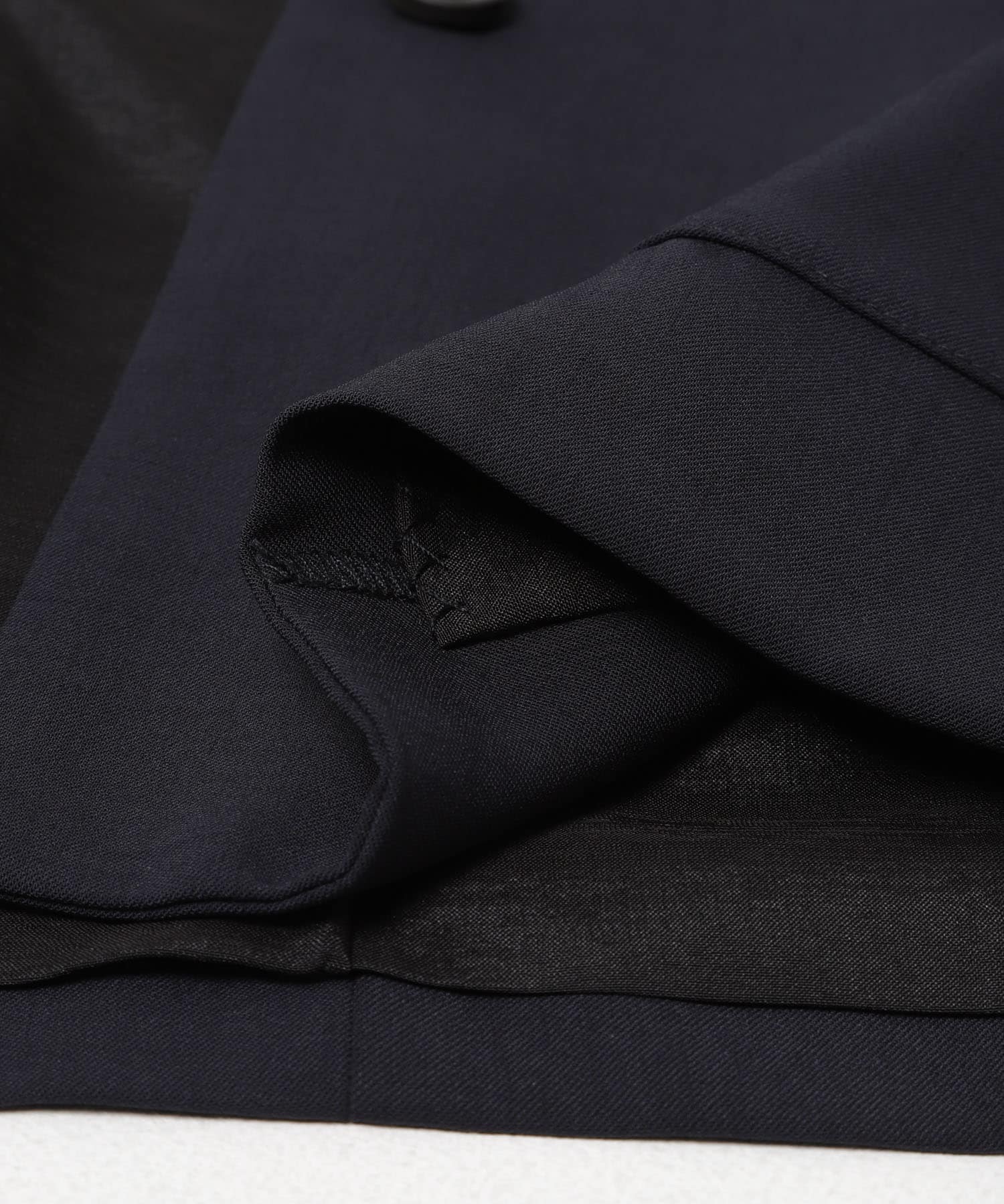 クールタッチ 防シワ ハーフスリーブジャケット DARK NAVY Free
