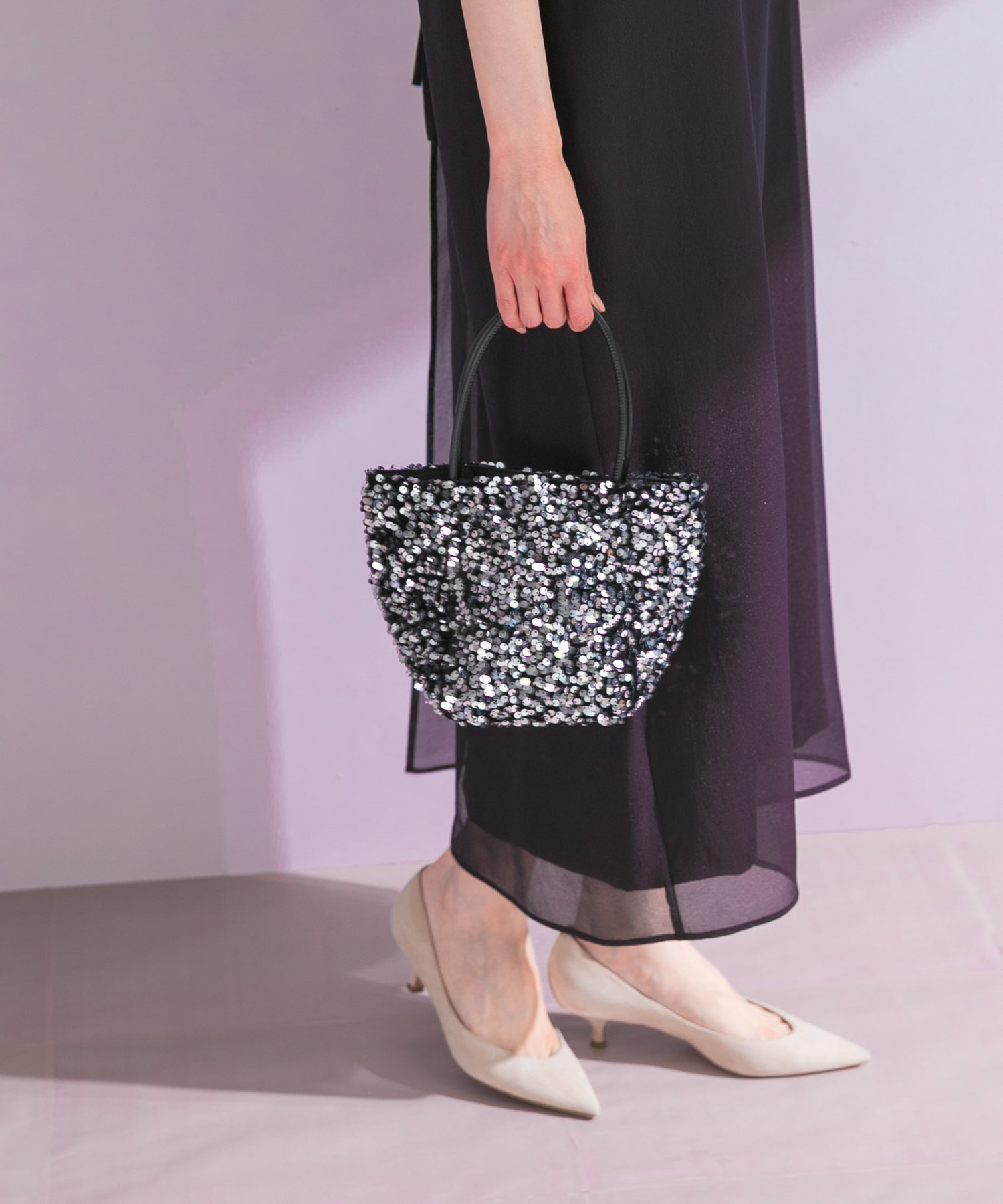 2WAY spangle bag