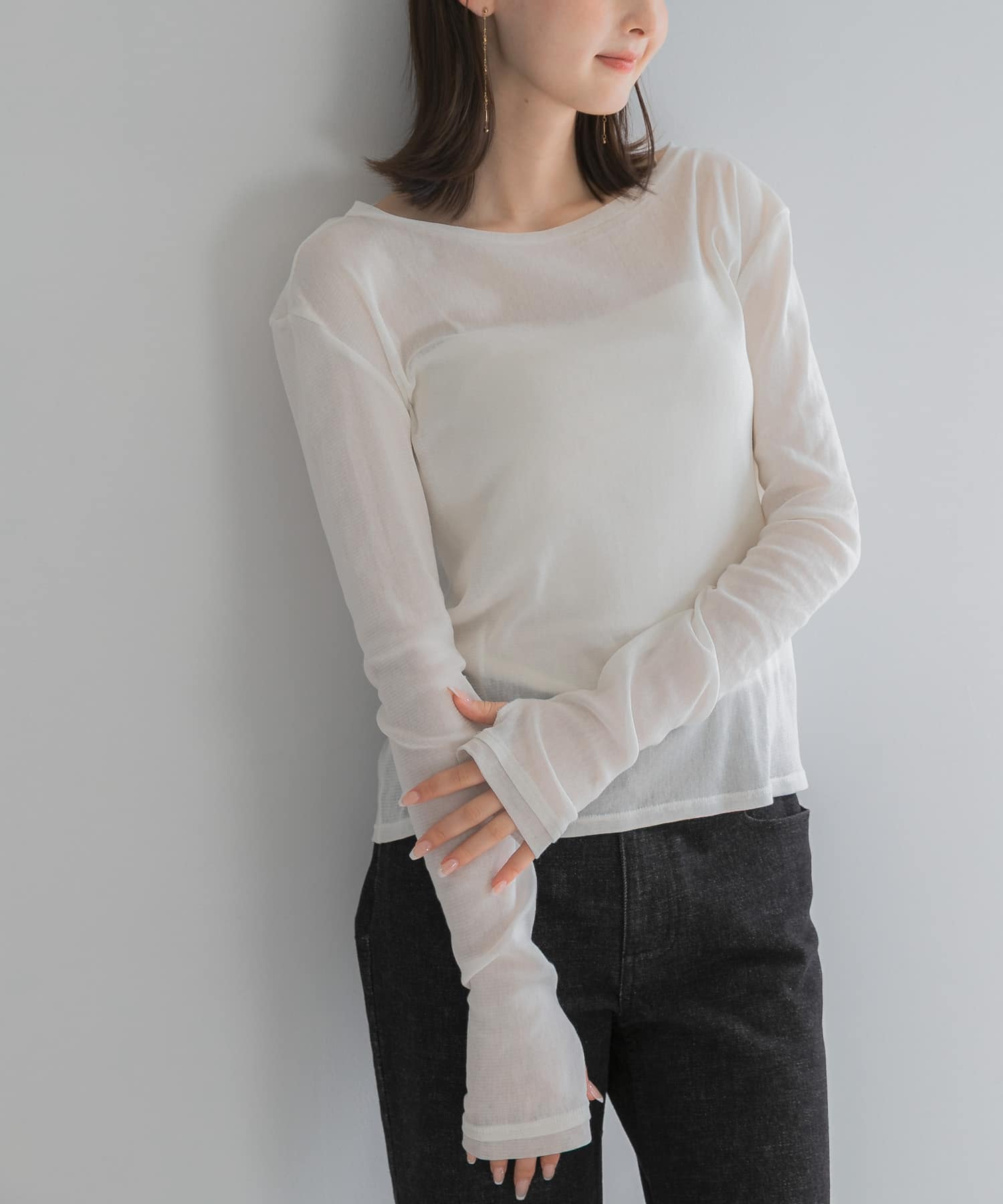 身長：164cm サイズ：Free