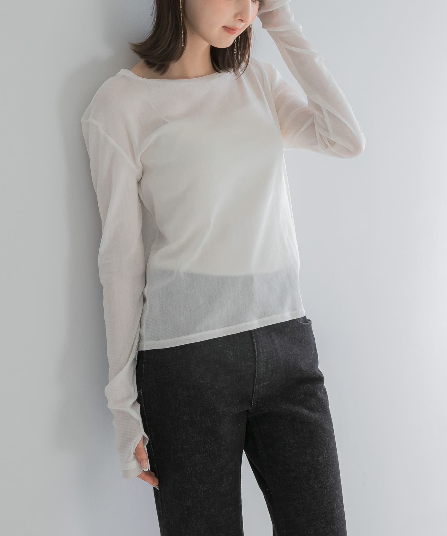 身長：164cm サイズ：Free