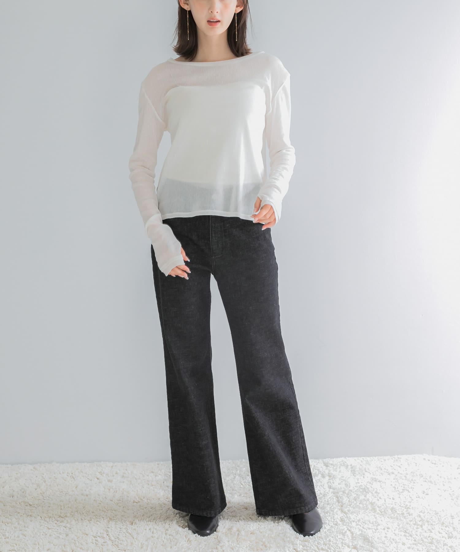 身長：164cm サイズ：Free