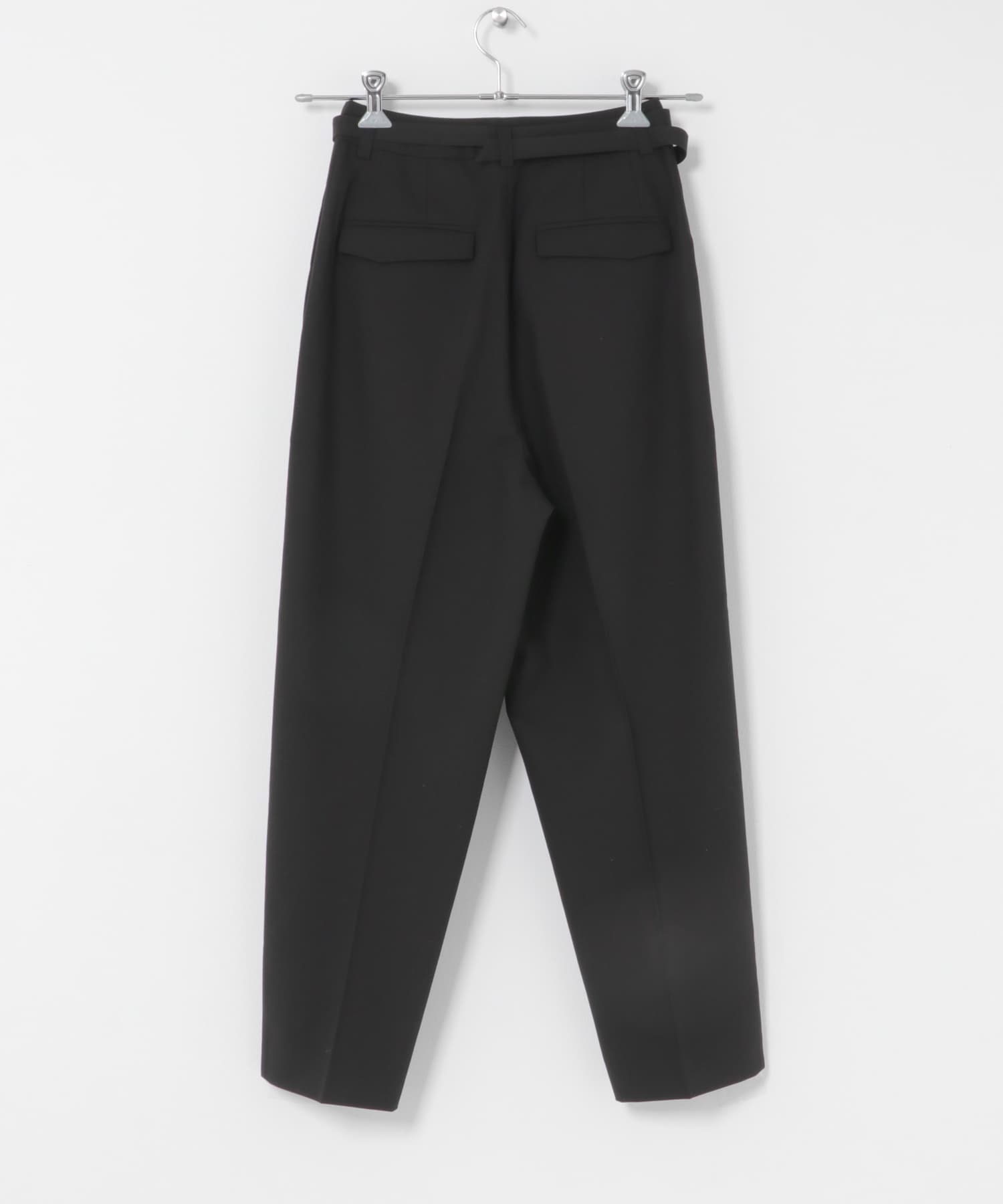 ウール混センプレタックパンツ BLACK 36