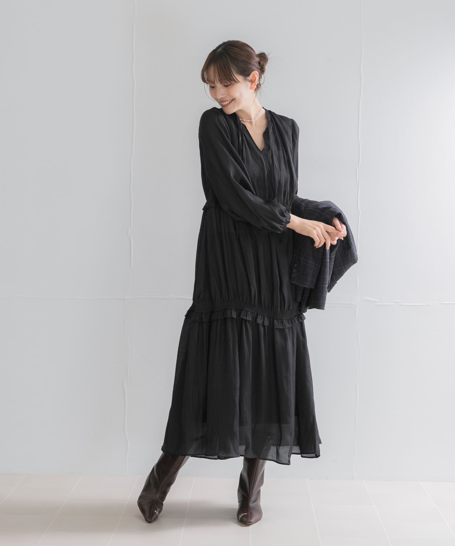 身長：168cm サイズ：Free