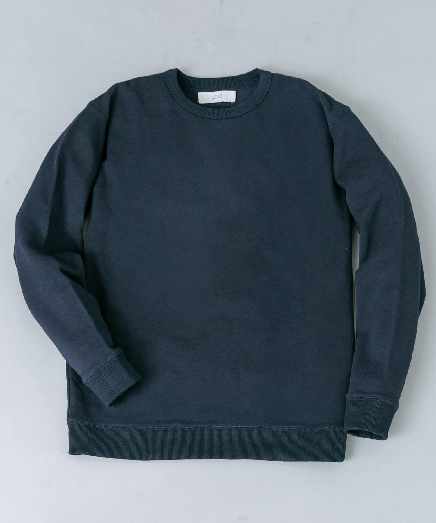 ウール裏毛ベーシックスウェット NAVY M