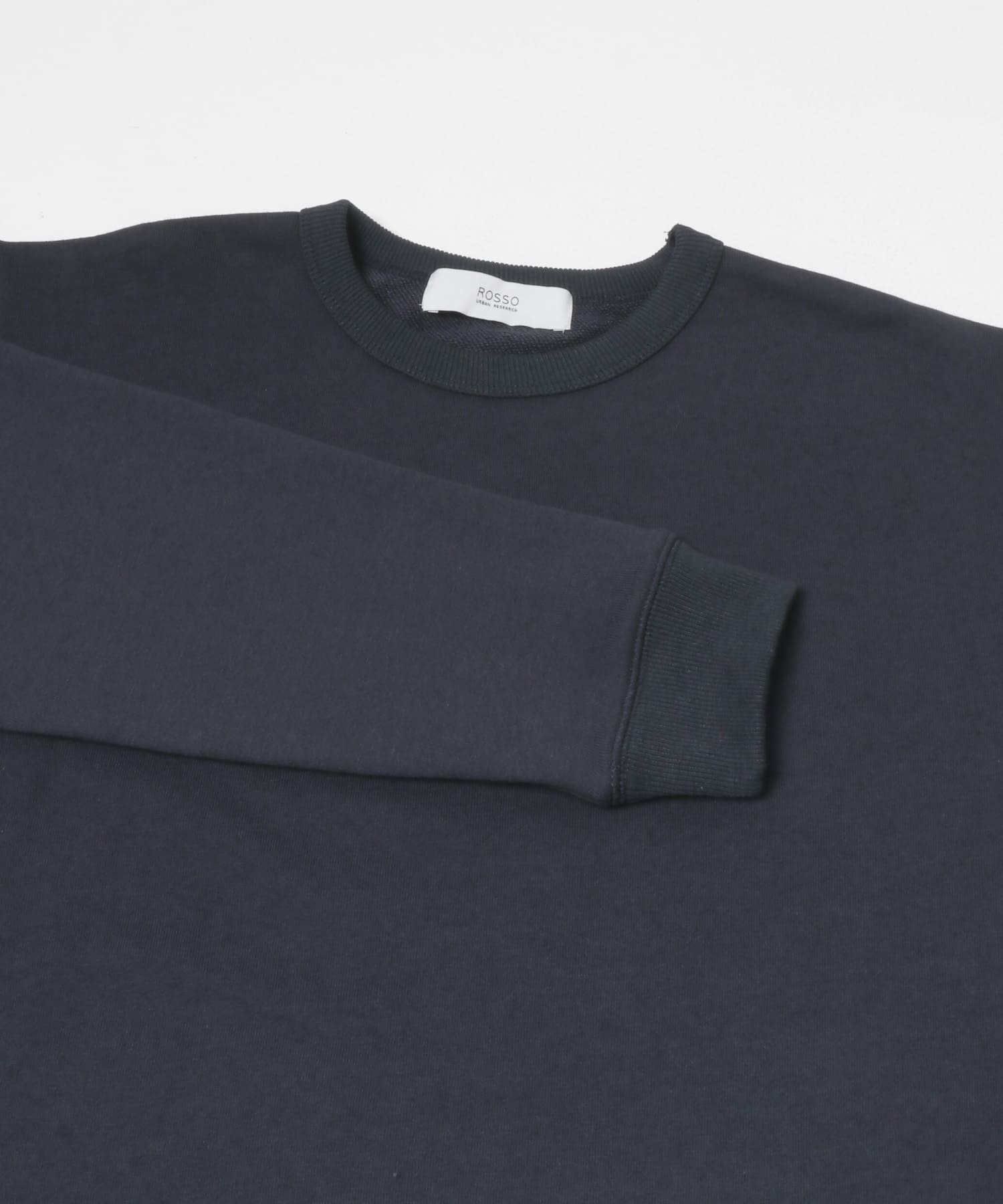 ウール裏毛ベーシックスウェット NAVY M