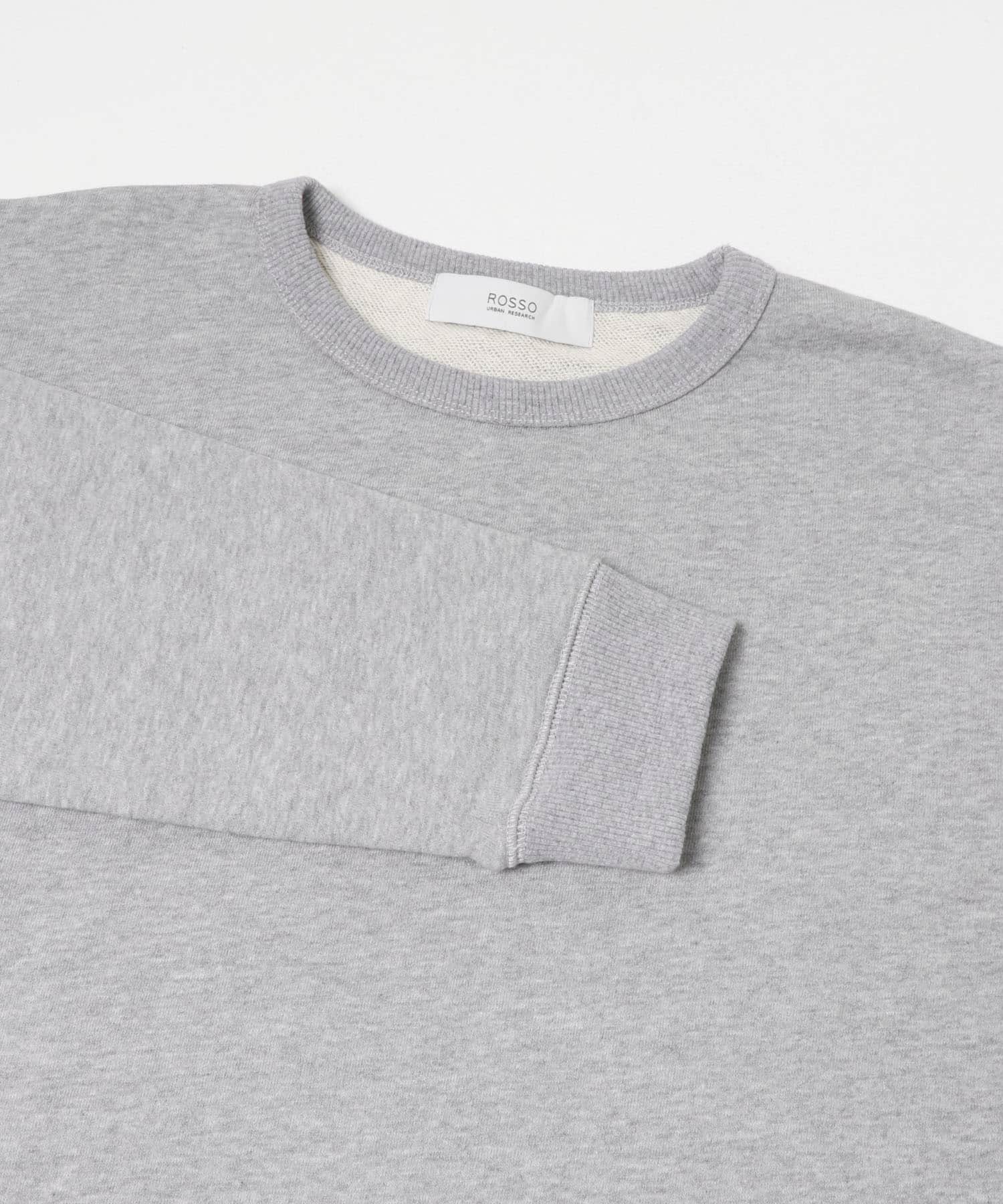 ウール裏毛ベーシックスウェット GRAY M