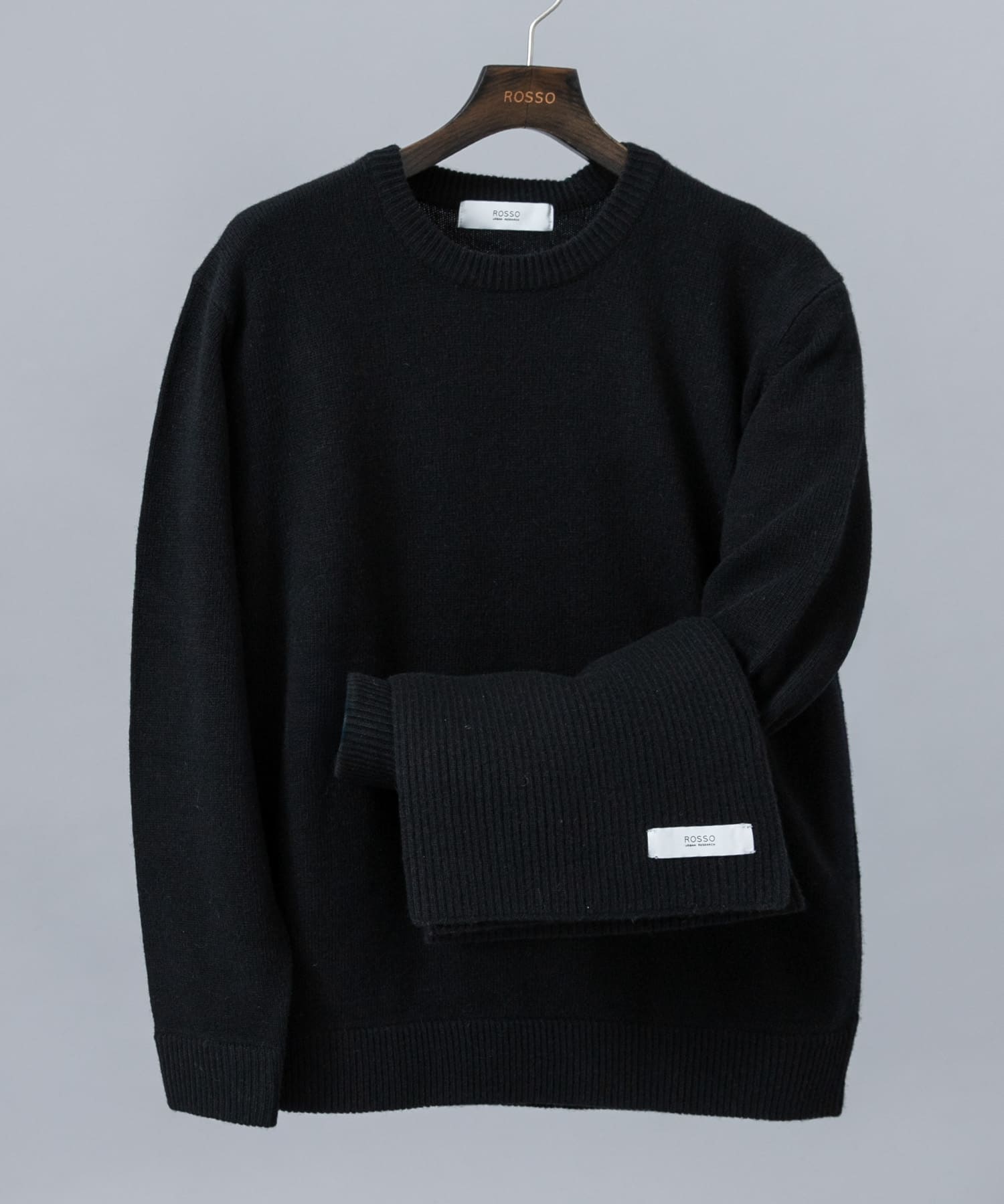 ウールカシミヤニット＋マフラーセット