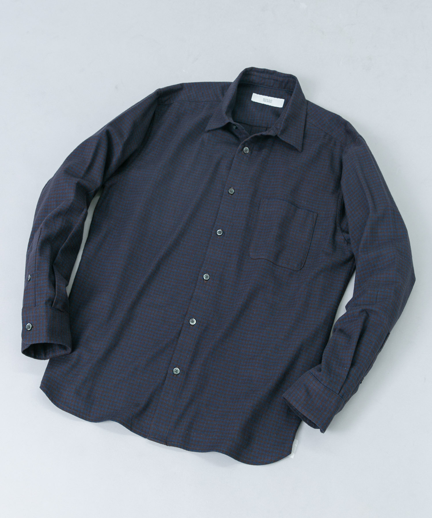 『抗菌/防臭』アーバンリラックスフランネルシャツ BRN CHECK S
