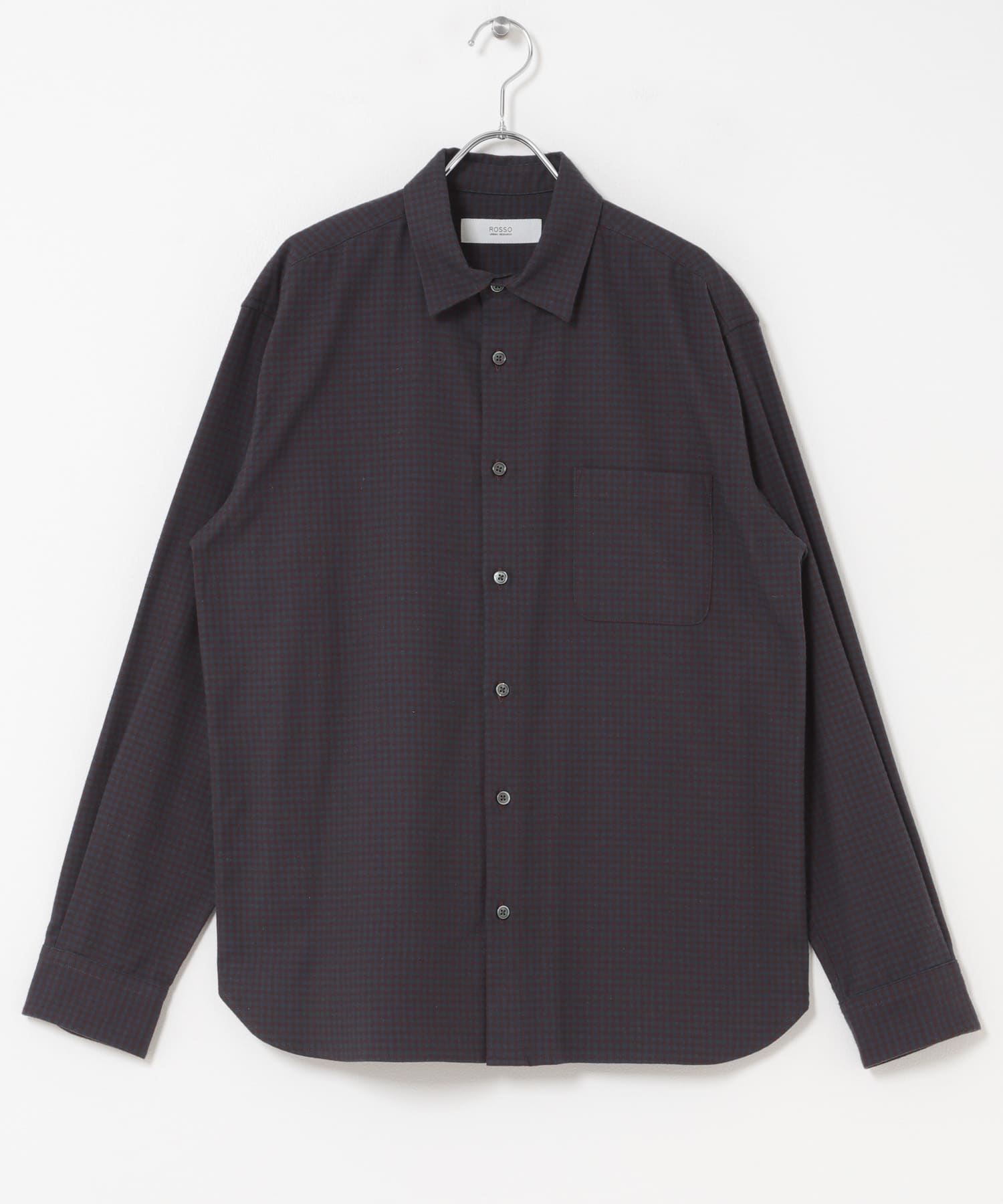『抗菌/防臭』アーバンリラックスフランネルシャツ BRN CHECK S