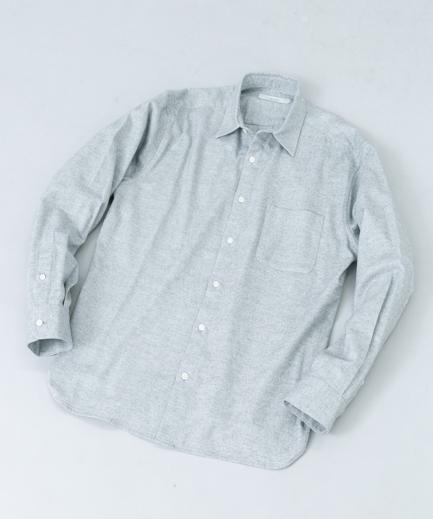 『抗菌/防臭』アーバンリラックスフランネルシャツ GRAY S