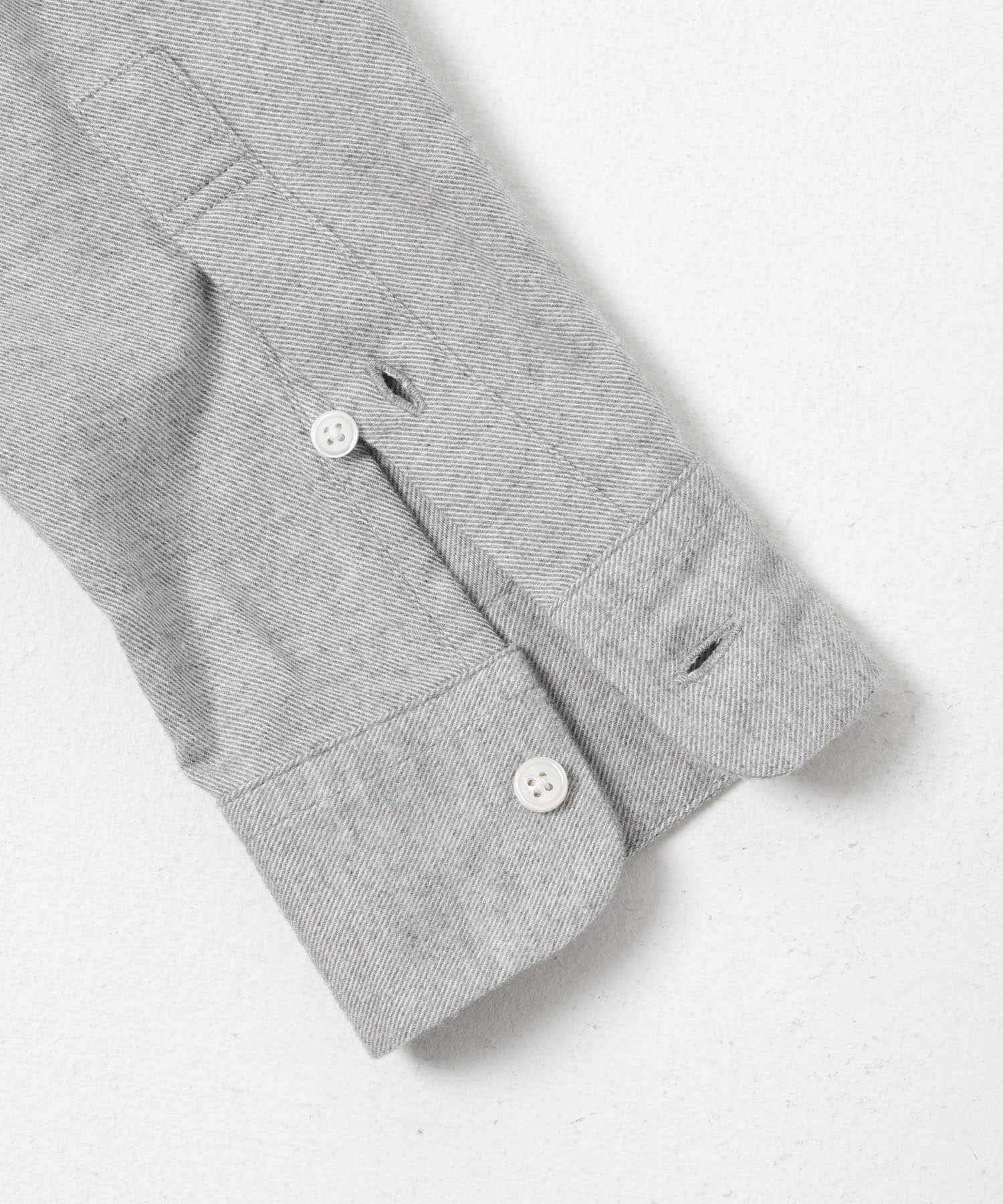 『抗菌/防臭』アーバンリラックスフランネルシャツ GRAY S
