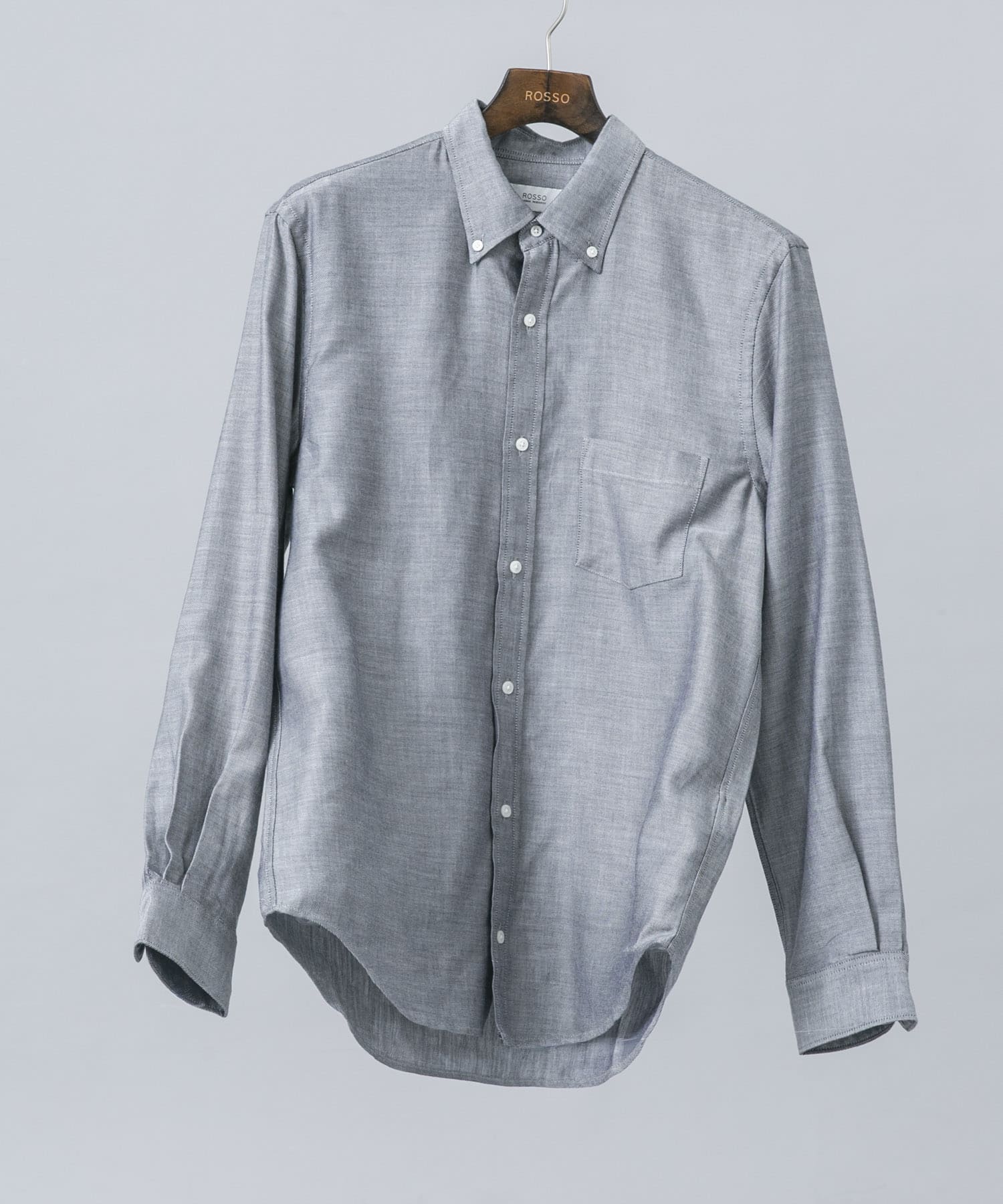 ハイパフォーマンスウールBDシャツ CHAMBRAY S