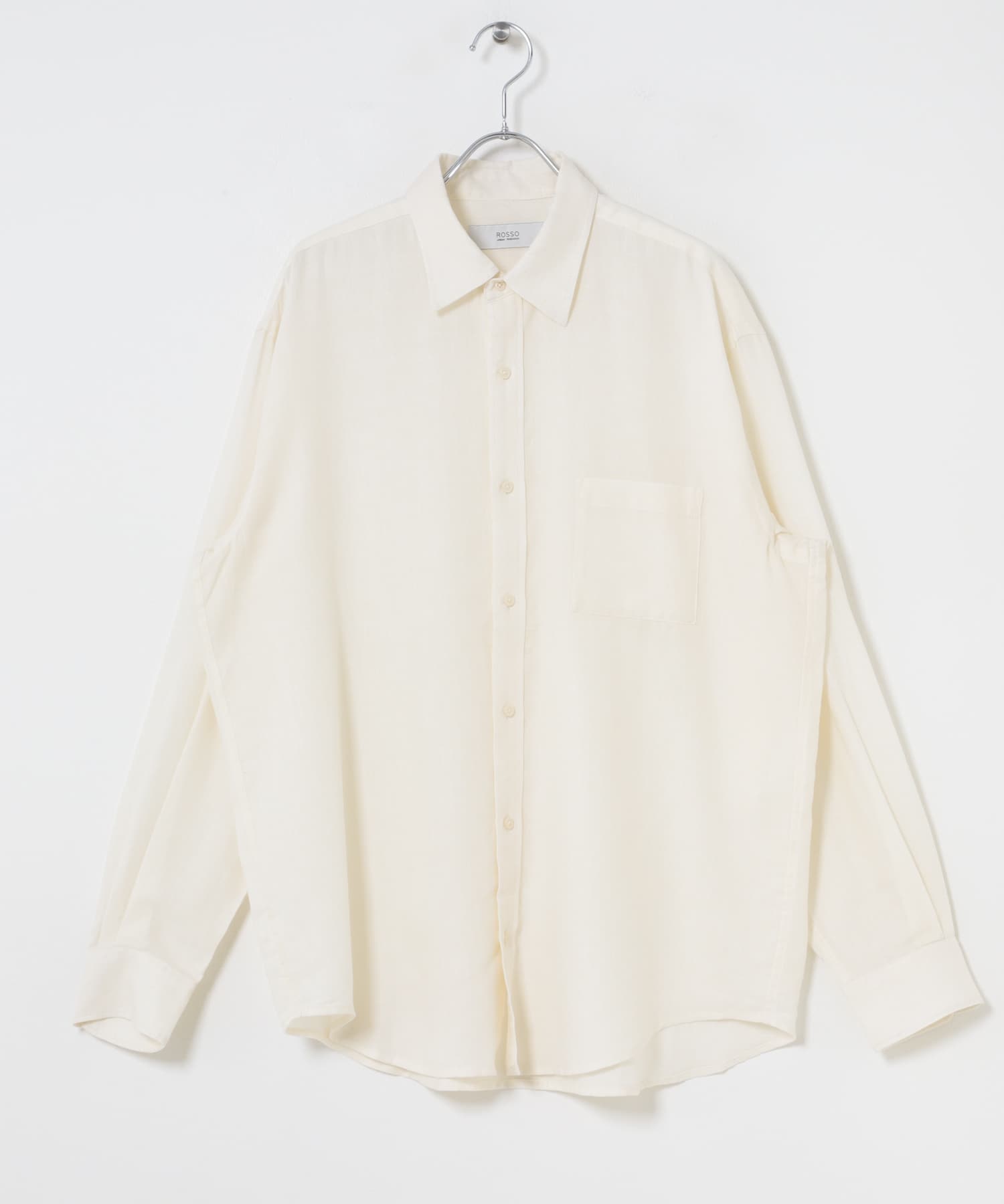 アーバンリラックスウールシャツ IVORY S
