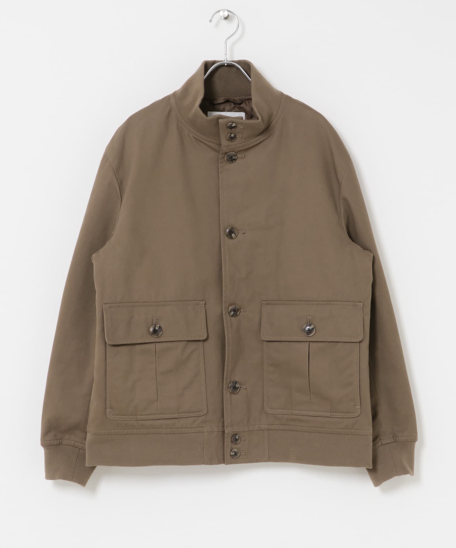 『セットアップ対応』バルスターモールスキン中綿ブルゾン BEIGE M