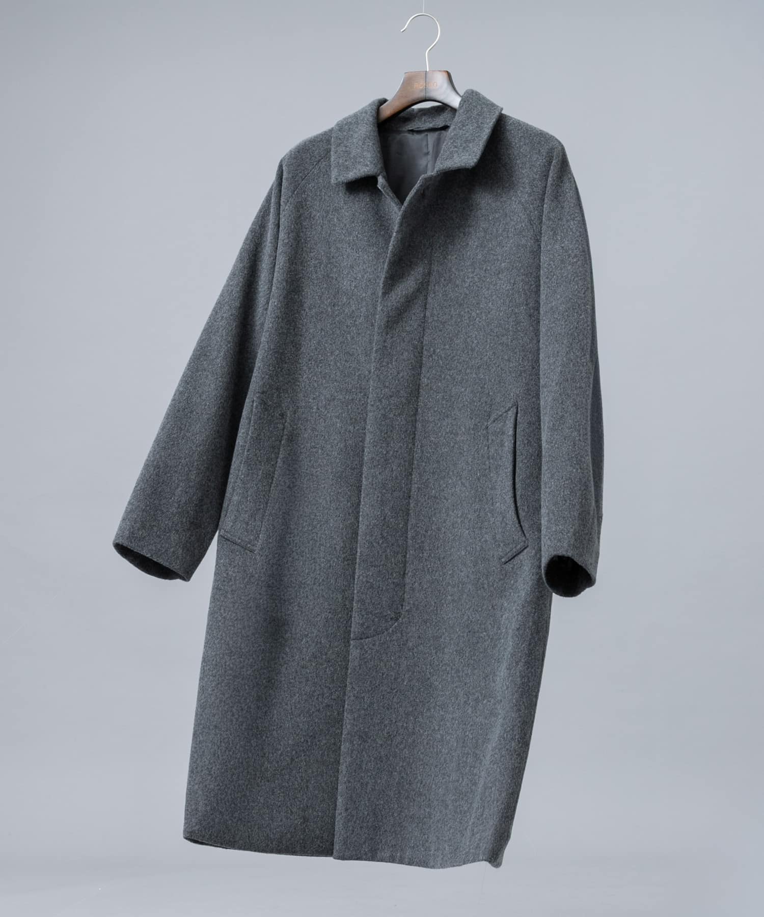 スーパー100 オーバーバルマカンコート CHARCOAL M