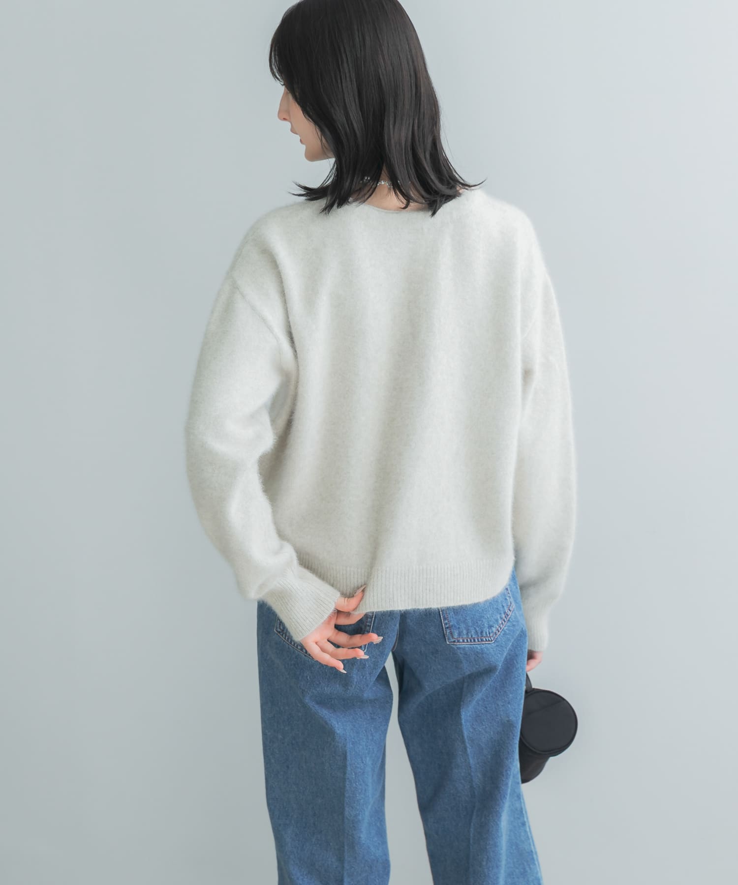 エアリーニット2WAYカーディガン(Free BLACK): トップス｜URBAN