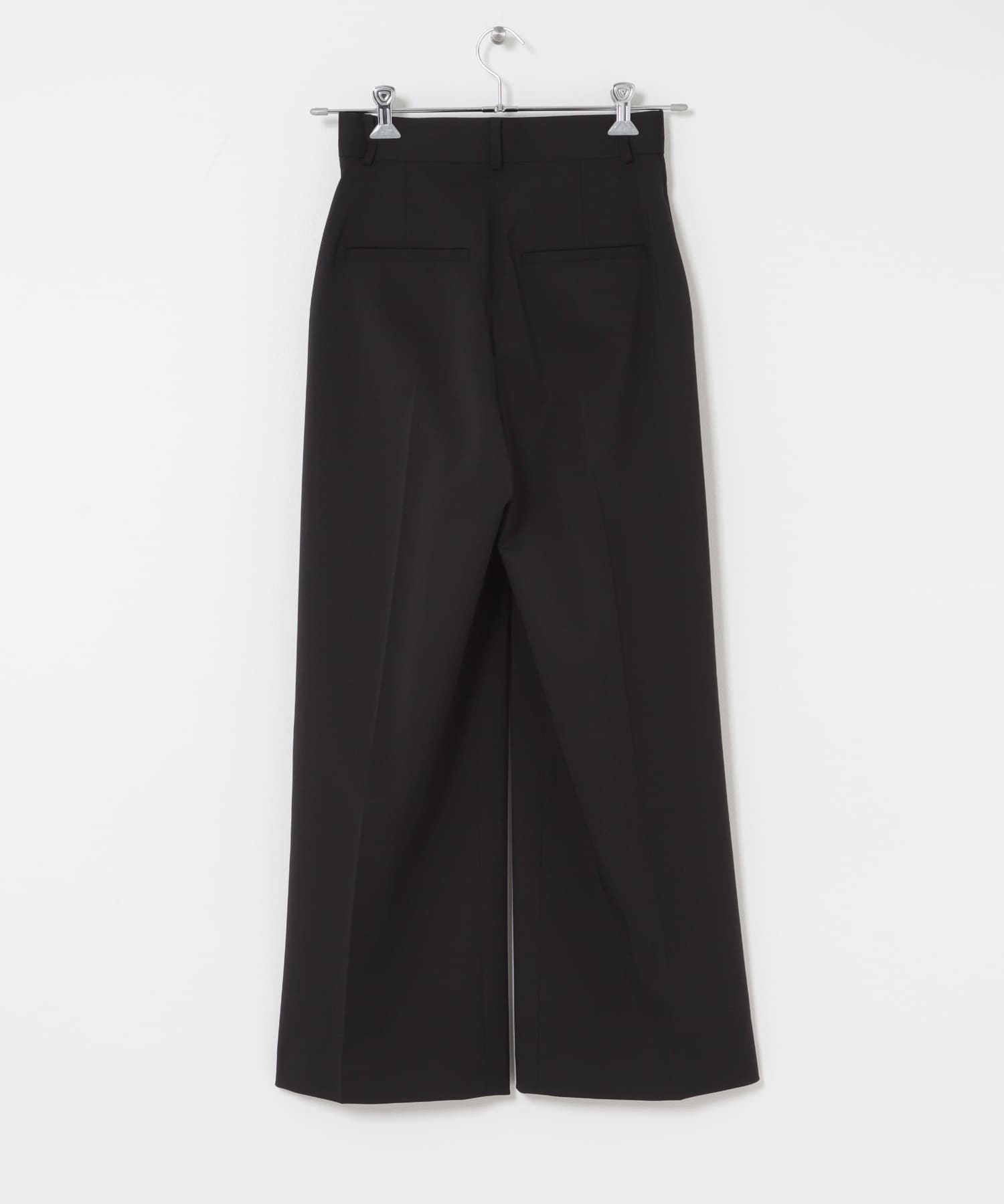 防シワハイウエストワイドスラックス BLACK 34
