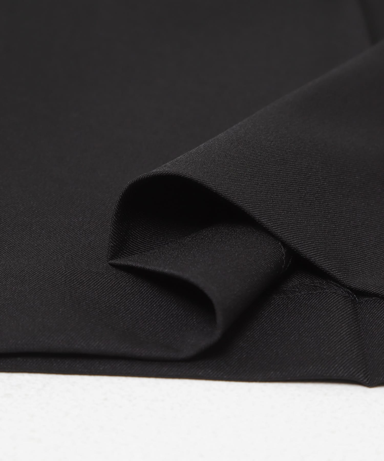 防シワハイウエストワイドスラックス BLACK 34