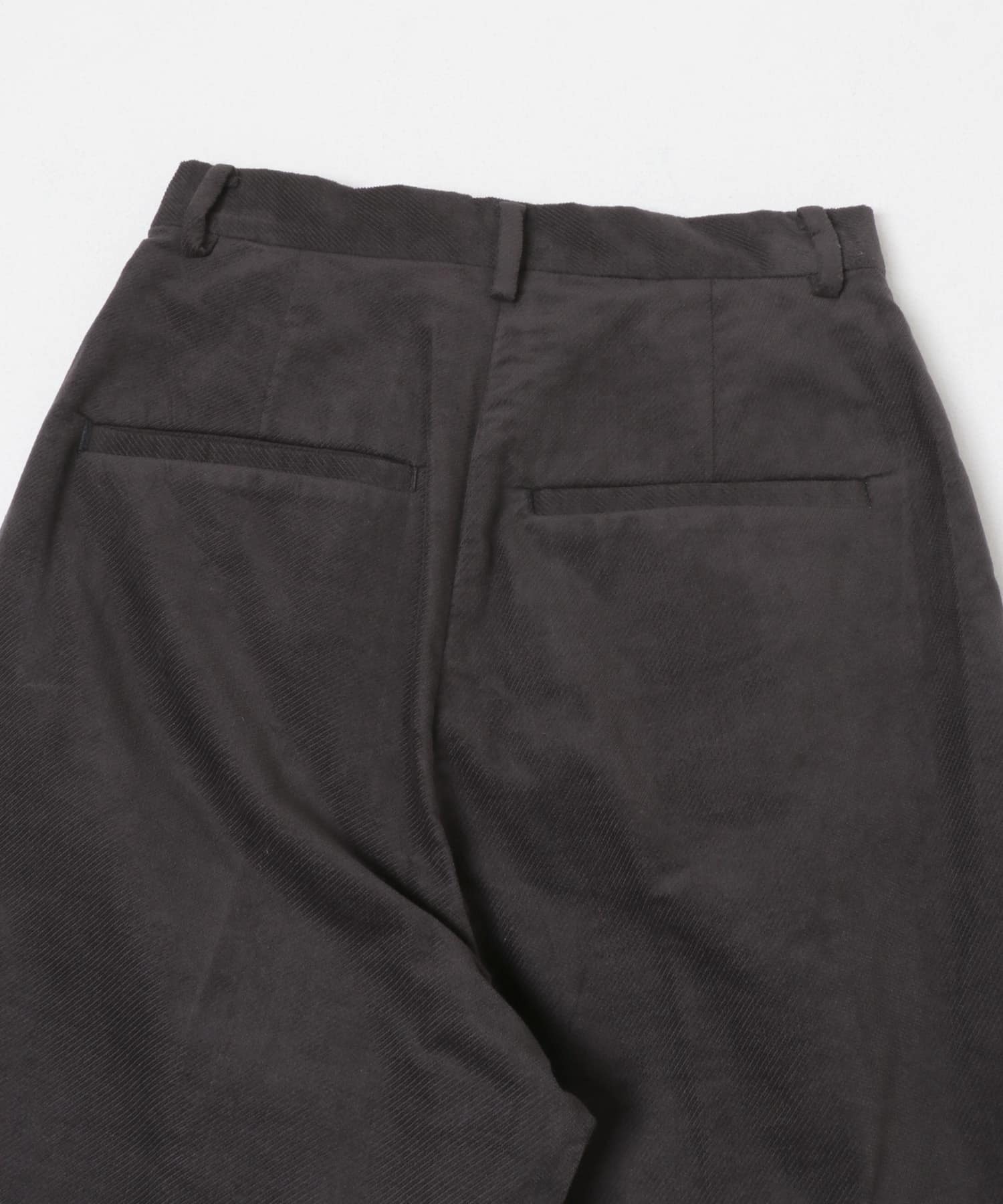 ベロアストレートスラックス CHARCOAL 36