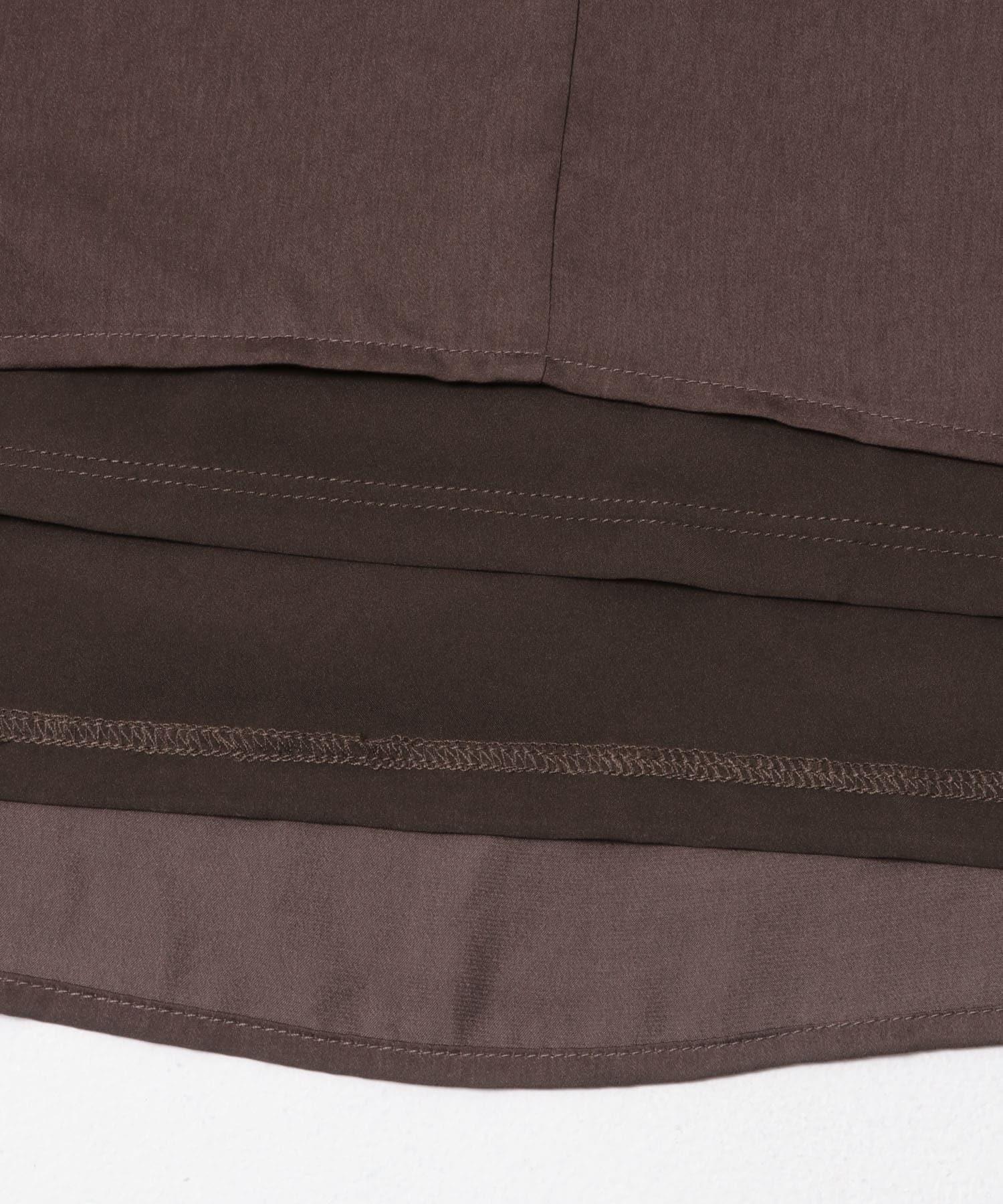 ヴィンテージサテンテントワンピース BROWN Free