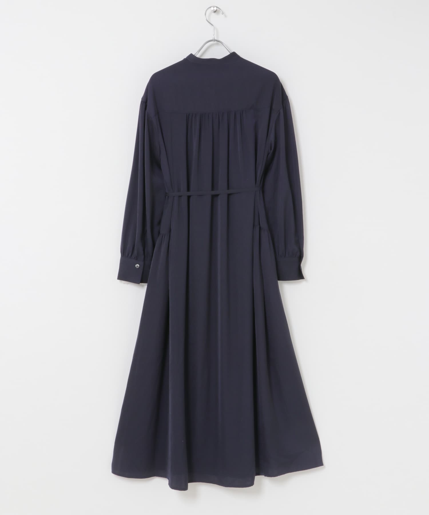ヴィンテージサテンテントワンピース NAVY Free
