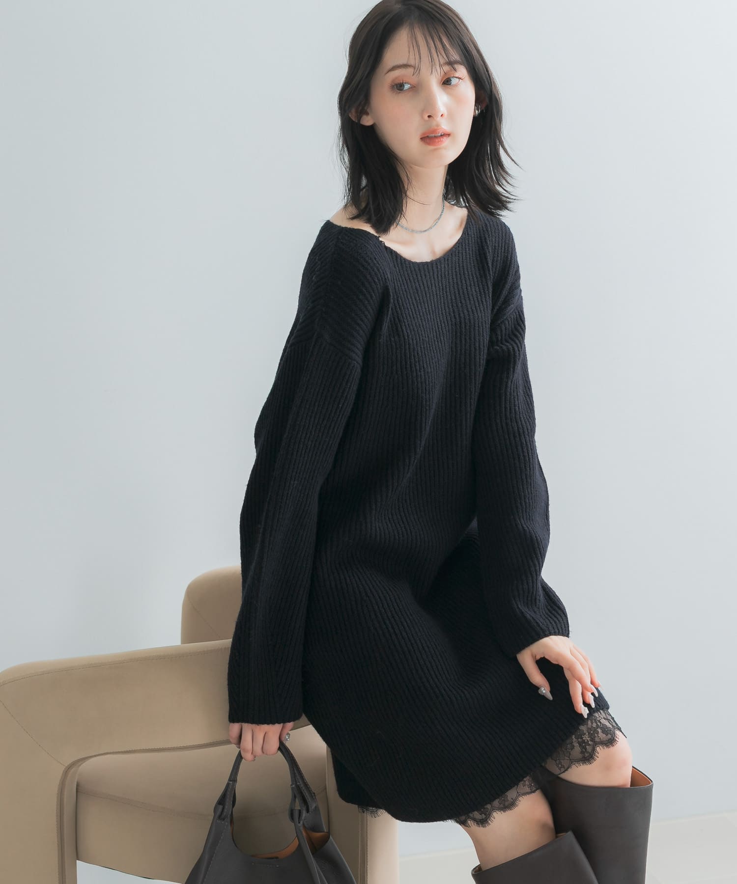 身長：164cm サイズ：Free
