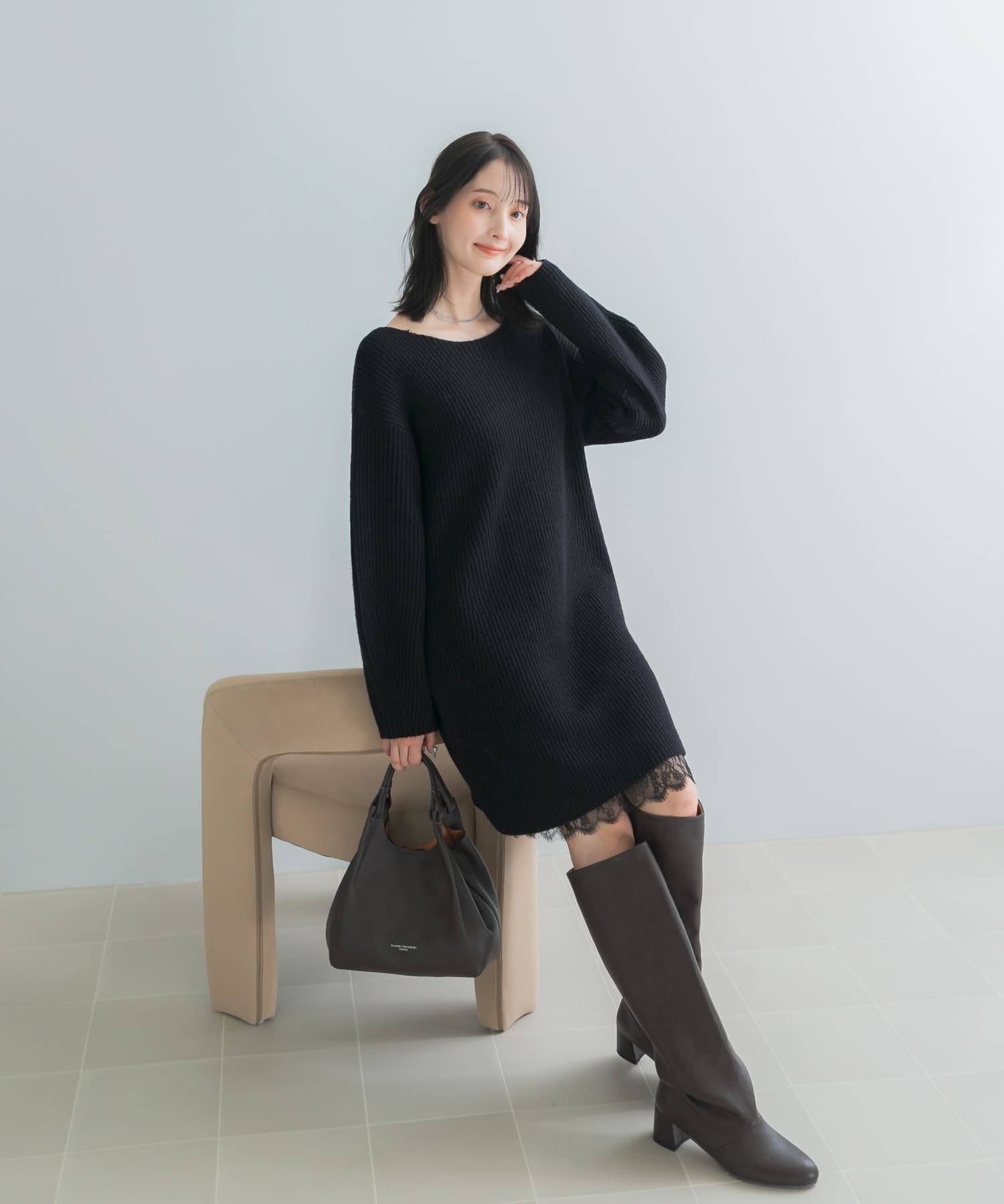 身長：164cm サイズ：Free