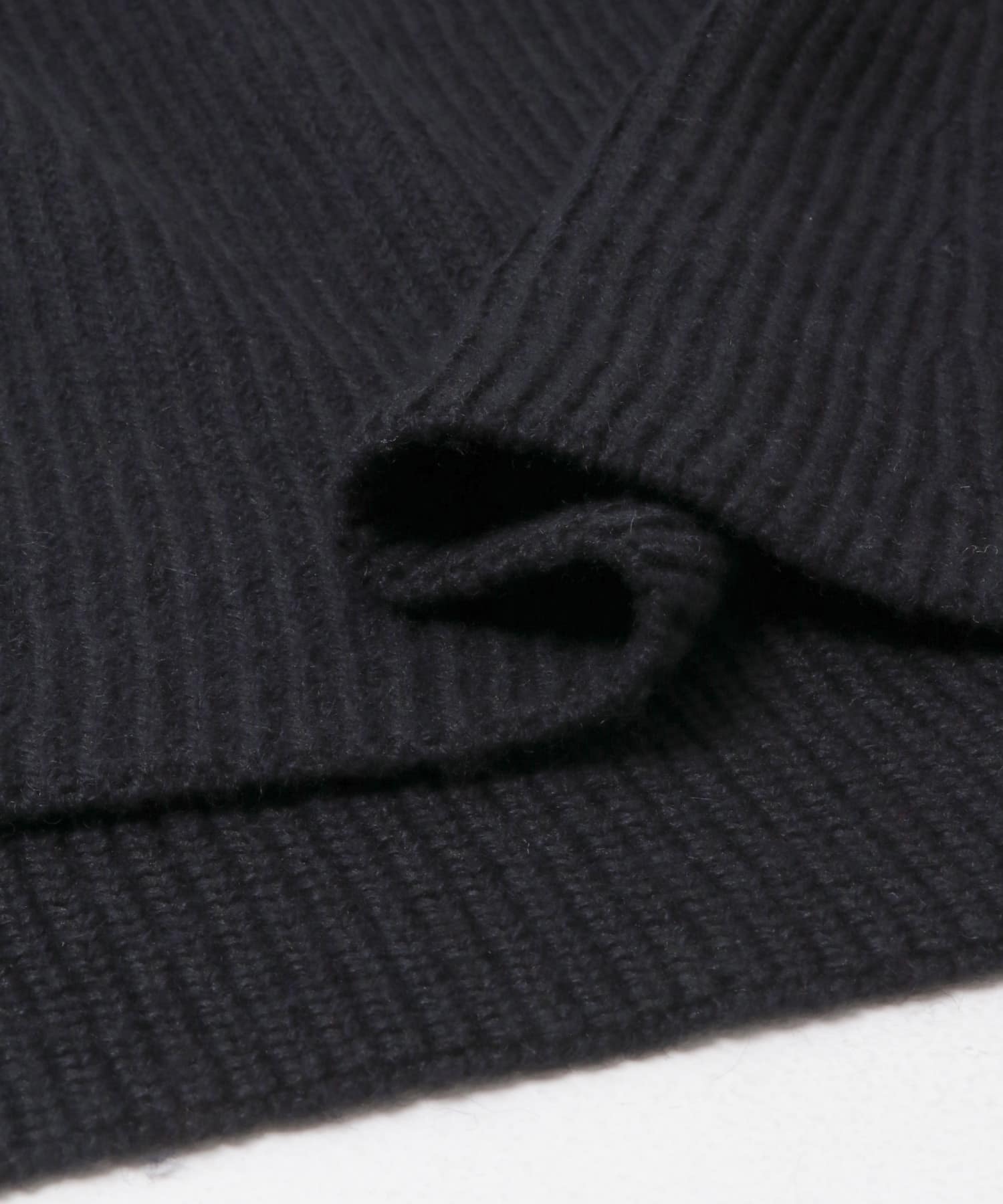 『WEB限定』レースペチ付畦ニットミニワンピース BLACK Free