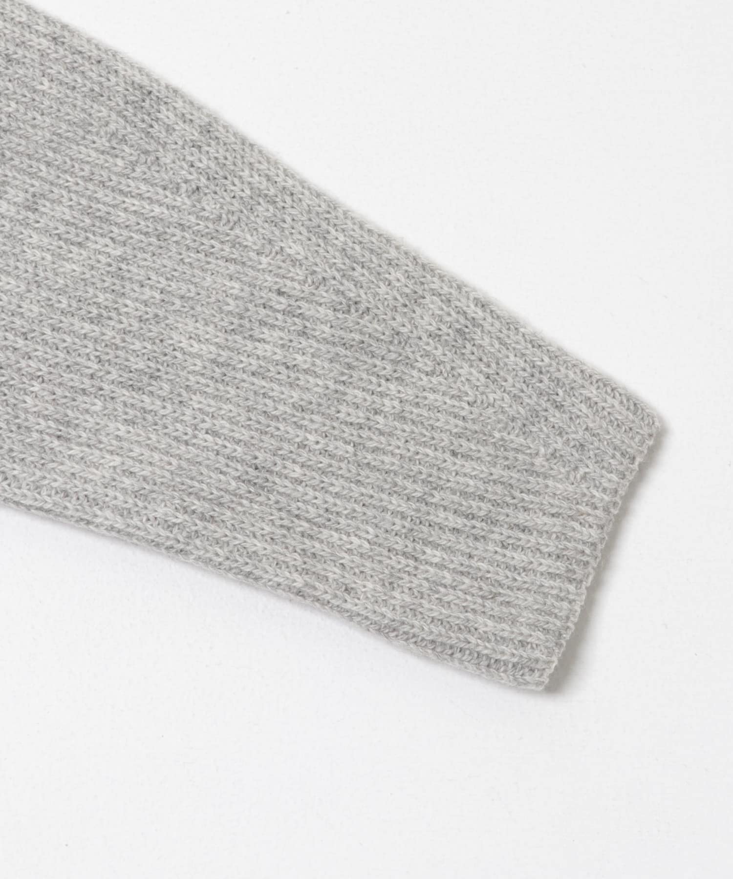『WEB限定』レースペチ付畦ニットミニワンピース GRAY Free