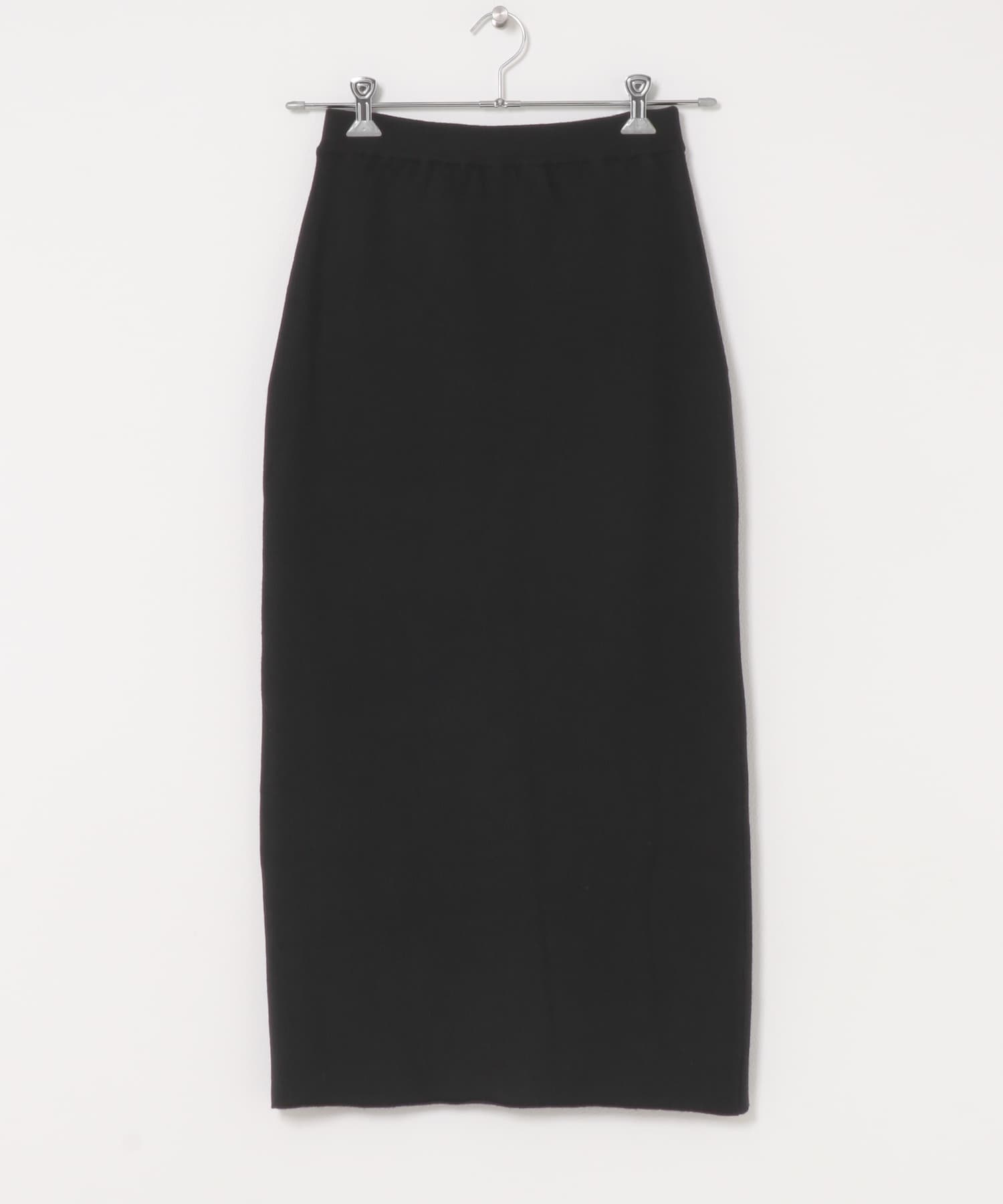カシミヤシルク混ペプラムニットアップ BLACK Free