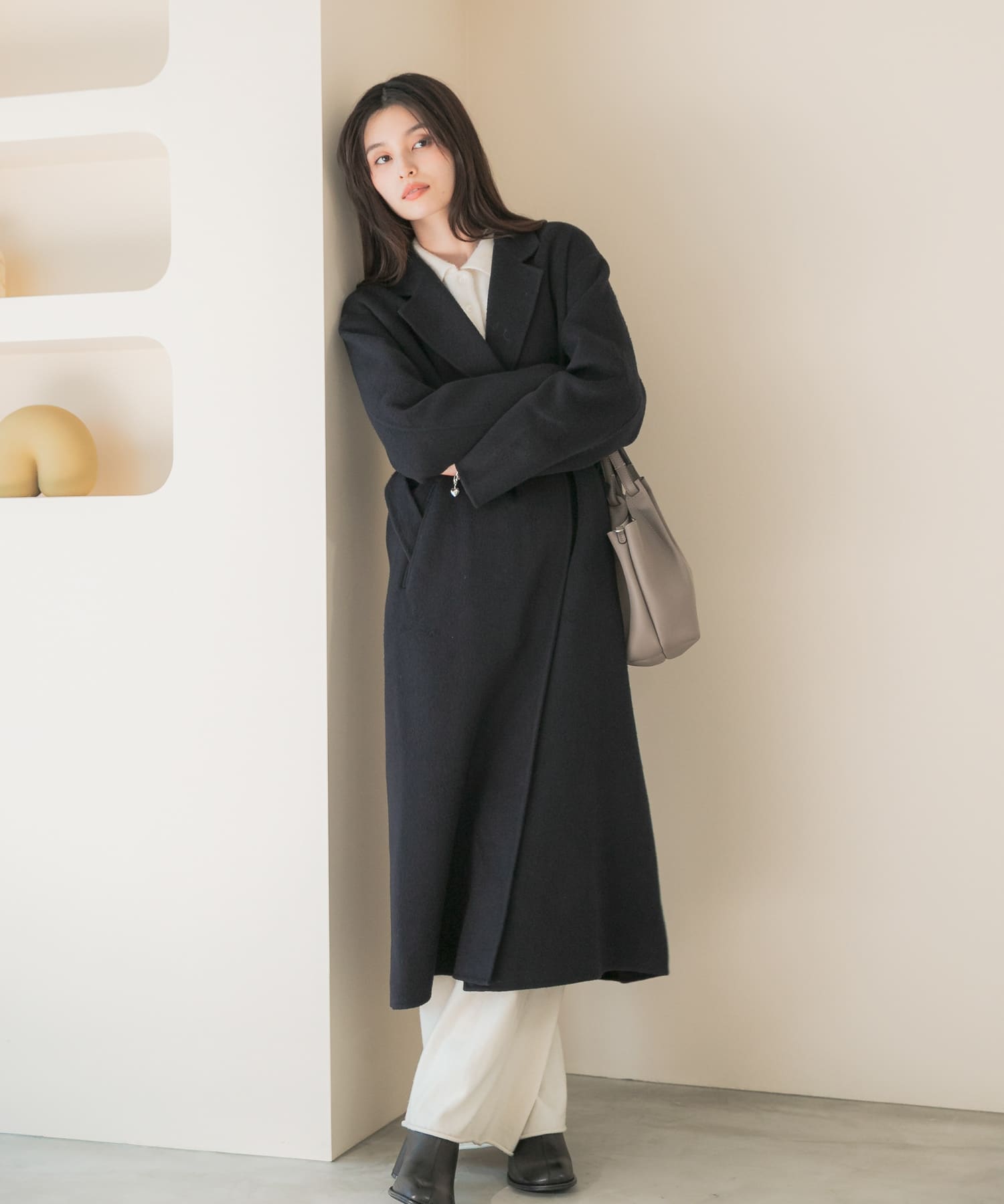 ロイヤルジーロンチェスターリバーコート(36 DARK NAVY): アウター