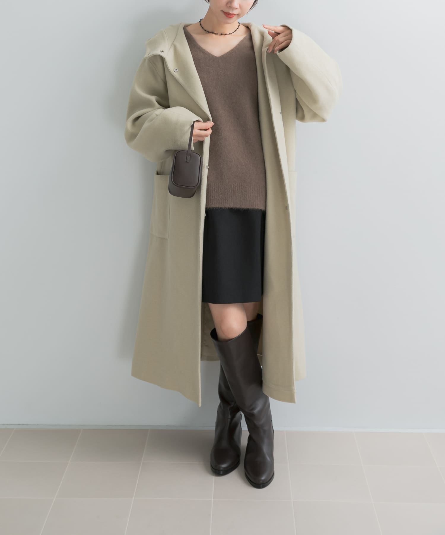 身長：158cm サイズ：Free