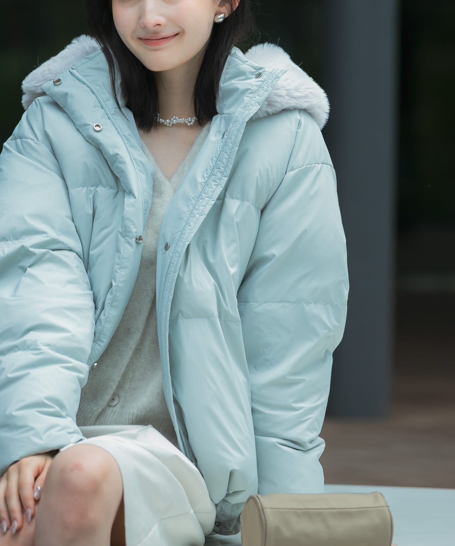 『一部WEB限定カラー』ボリュームファーダウンコート