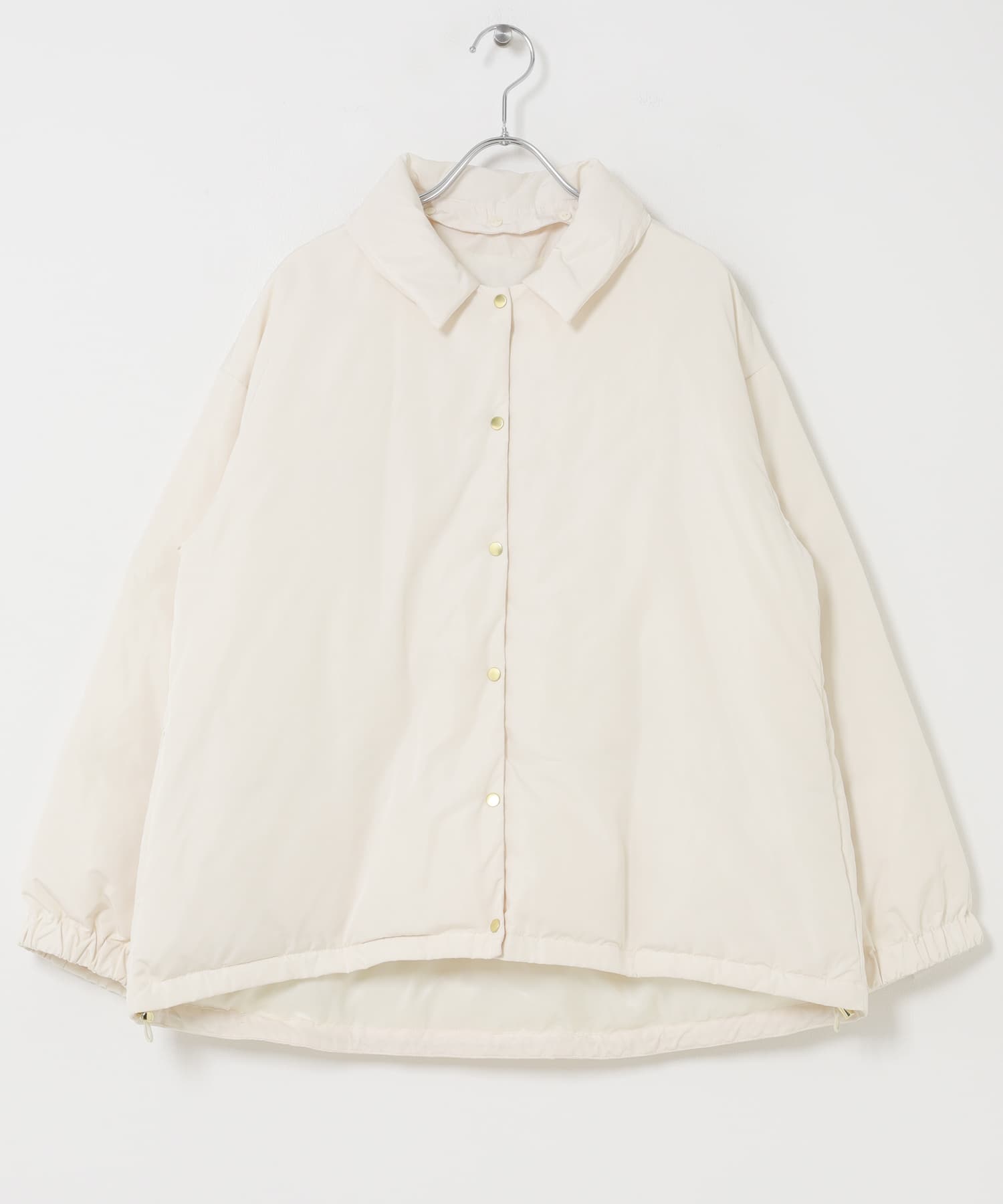 撥水2WAYネックダウンコート OFF WHITE Free
