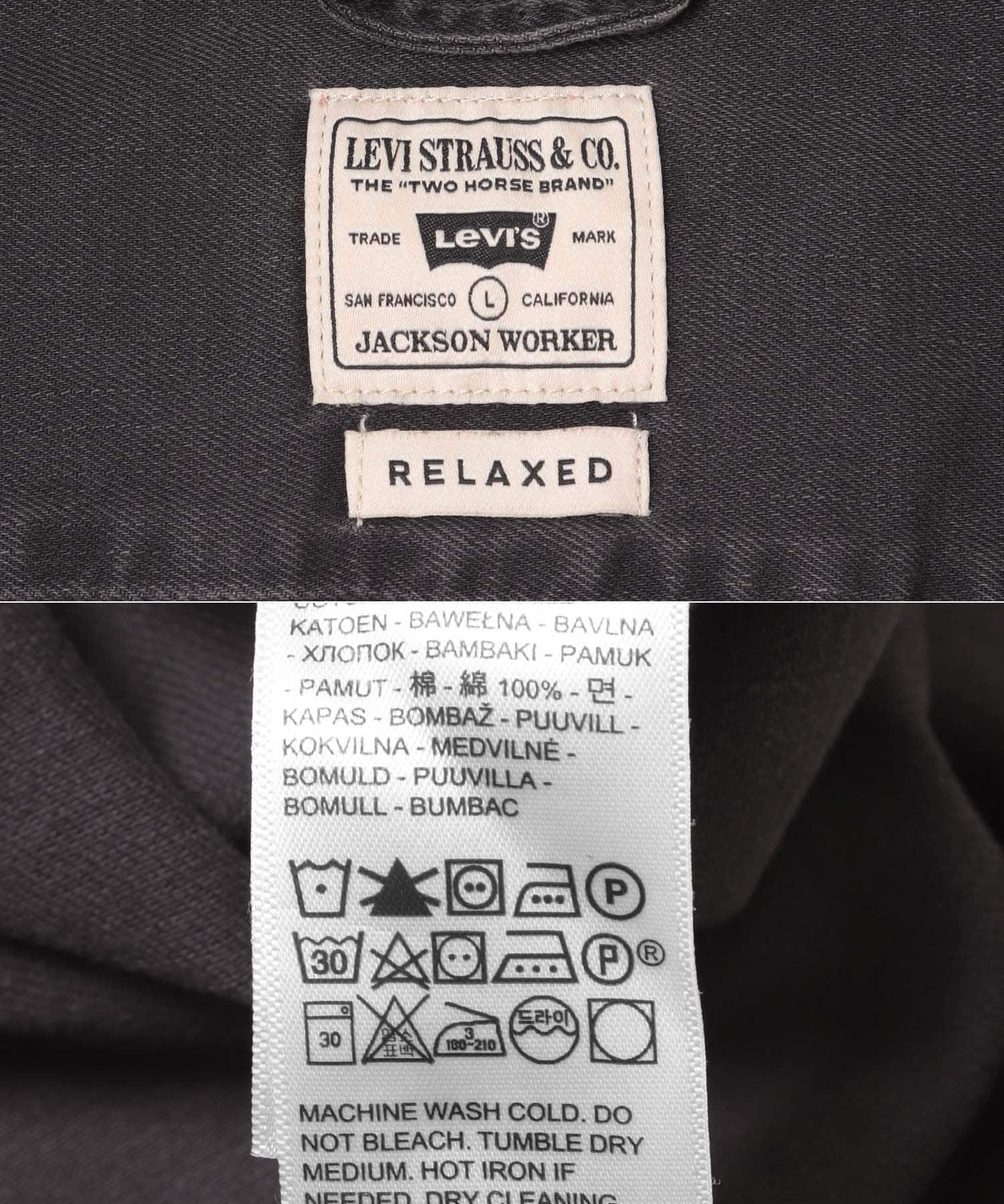 LEVI’S　JACKSON WORKER DRAK WASH M